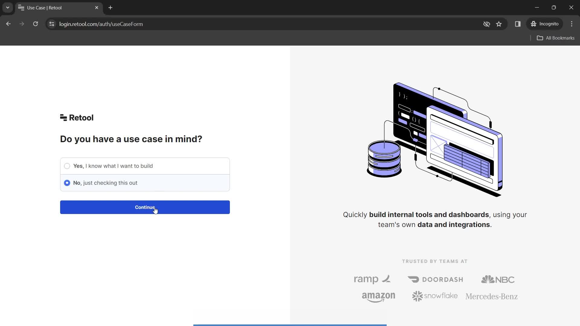 Onboarding screenshot