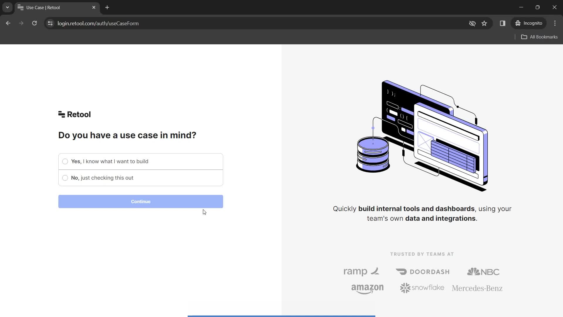 Onboarding screenshot