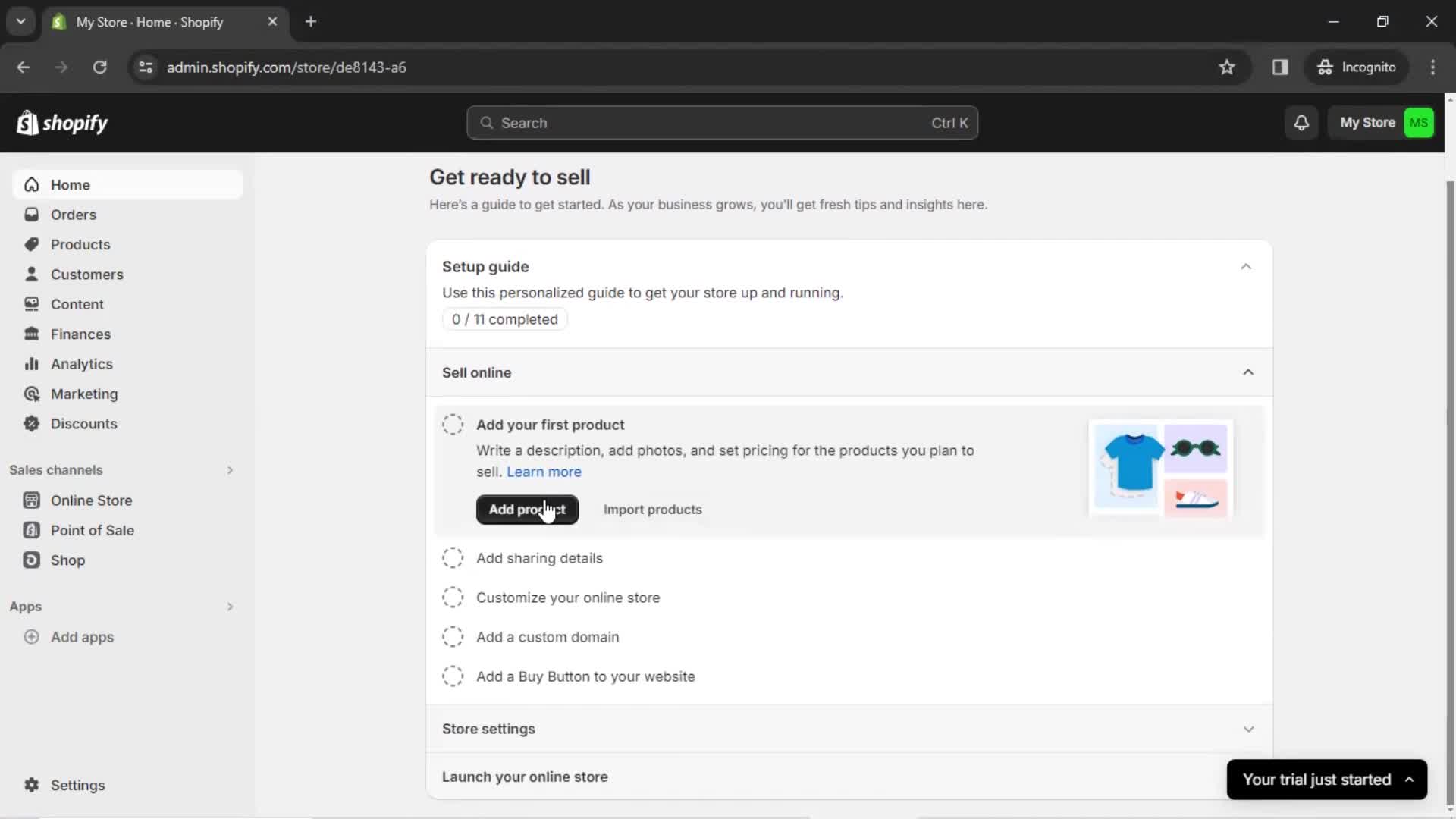 Onboarding screenshot