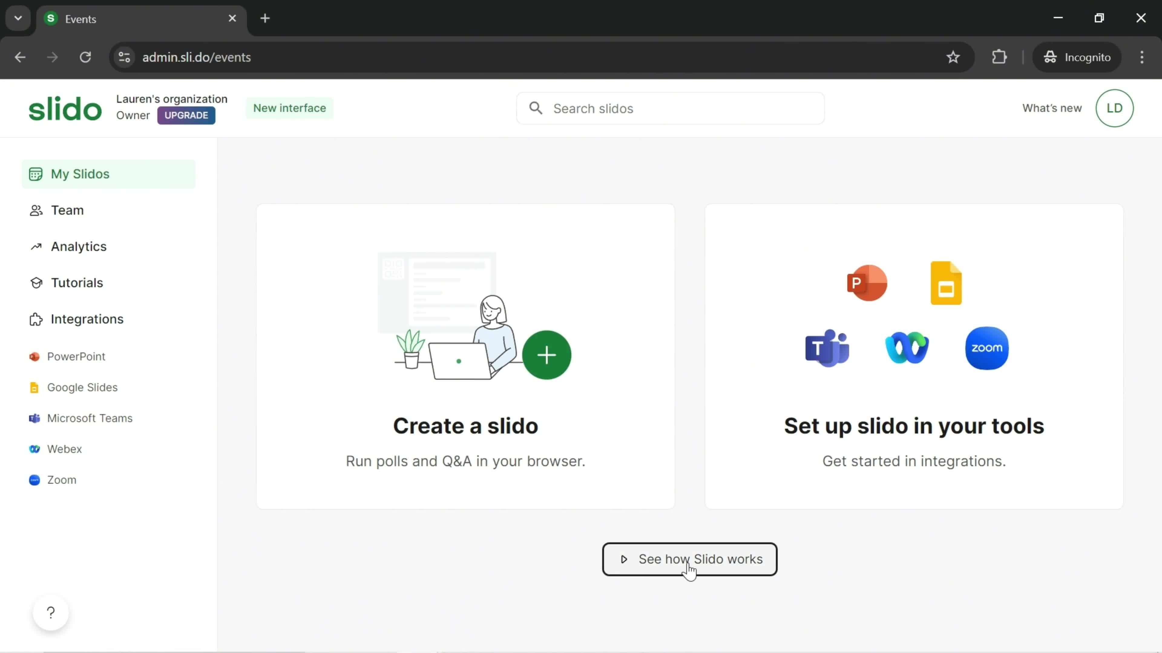 Onboarding screenshot