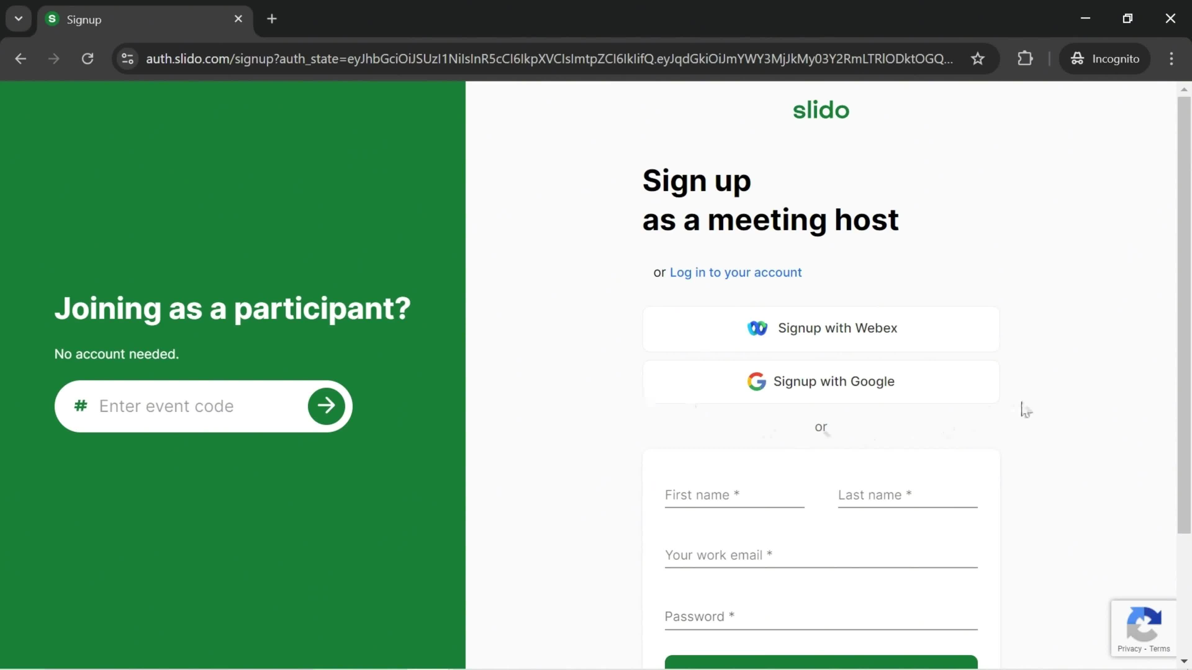 Onboarding screenshot