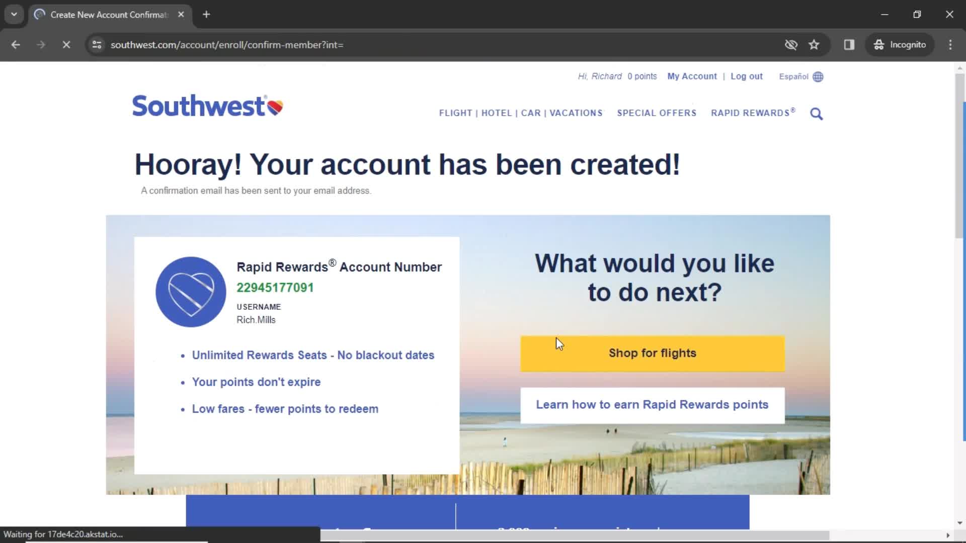 Onboarding on Southwest Airlines video thumbnail