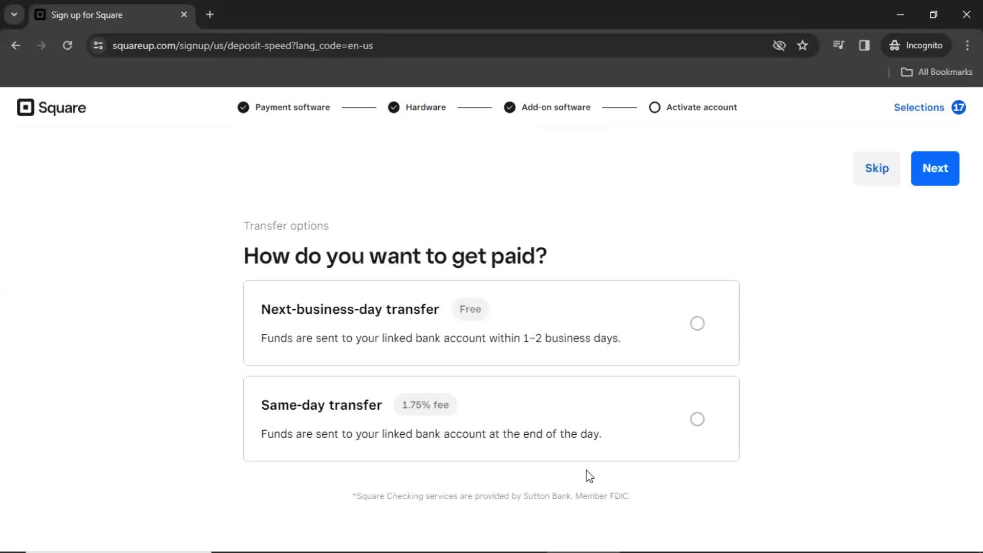 Onboarding screenshot