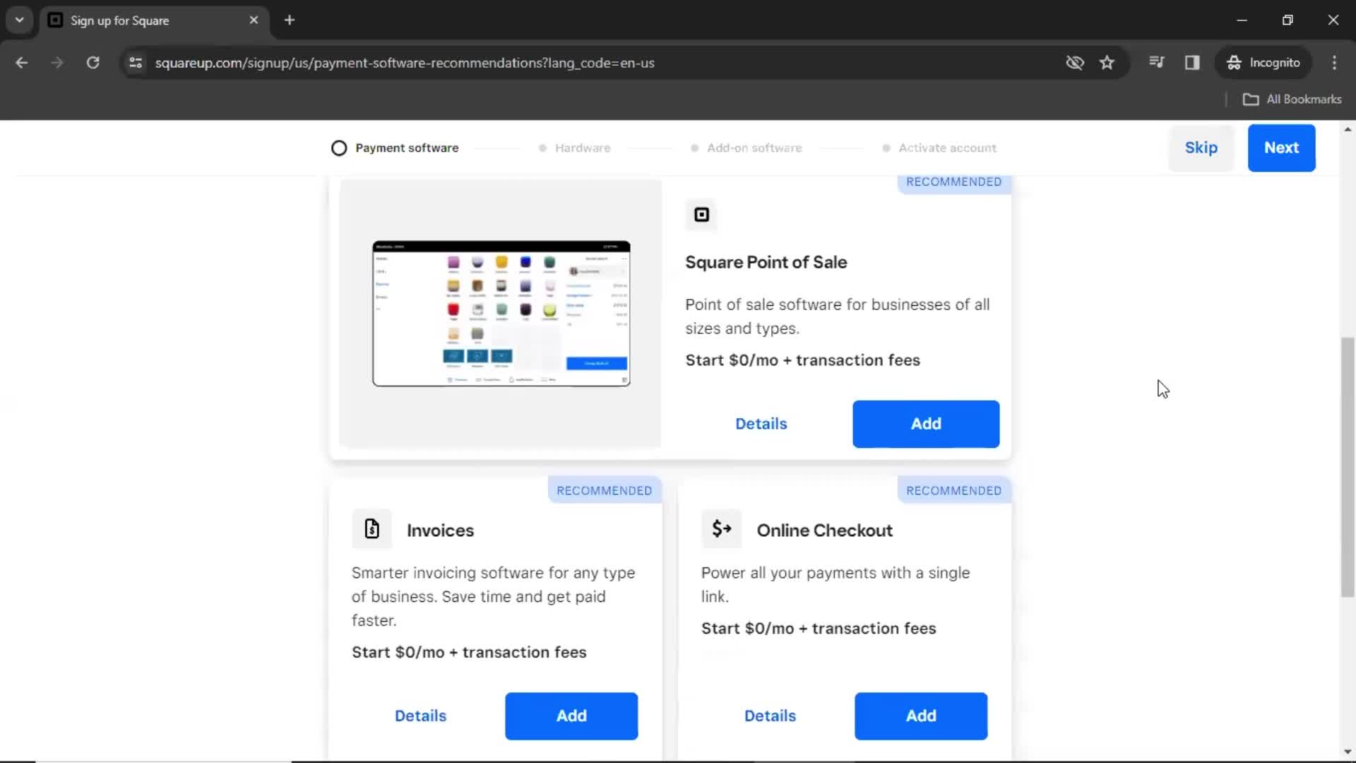 Onboarding screenshot