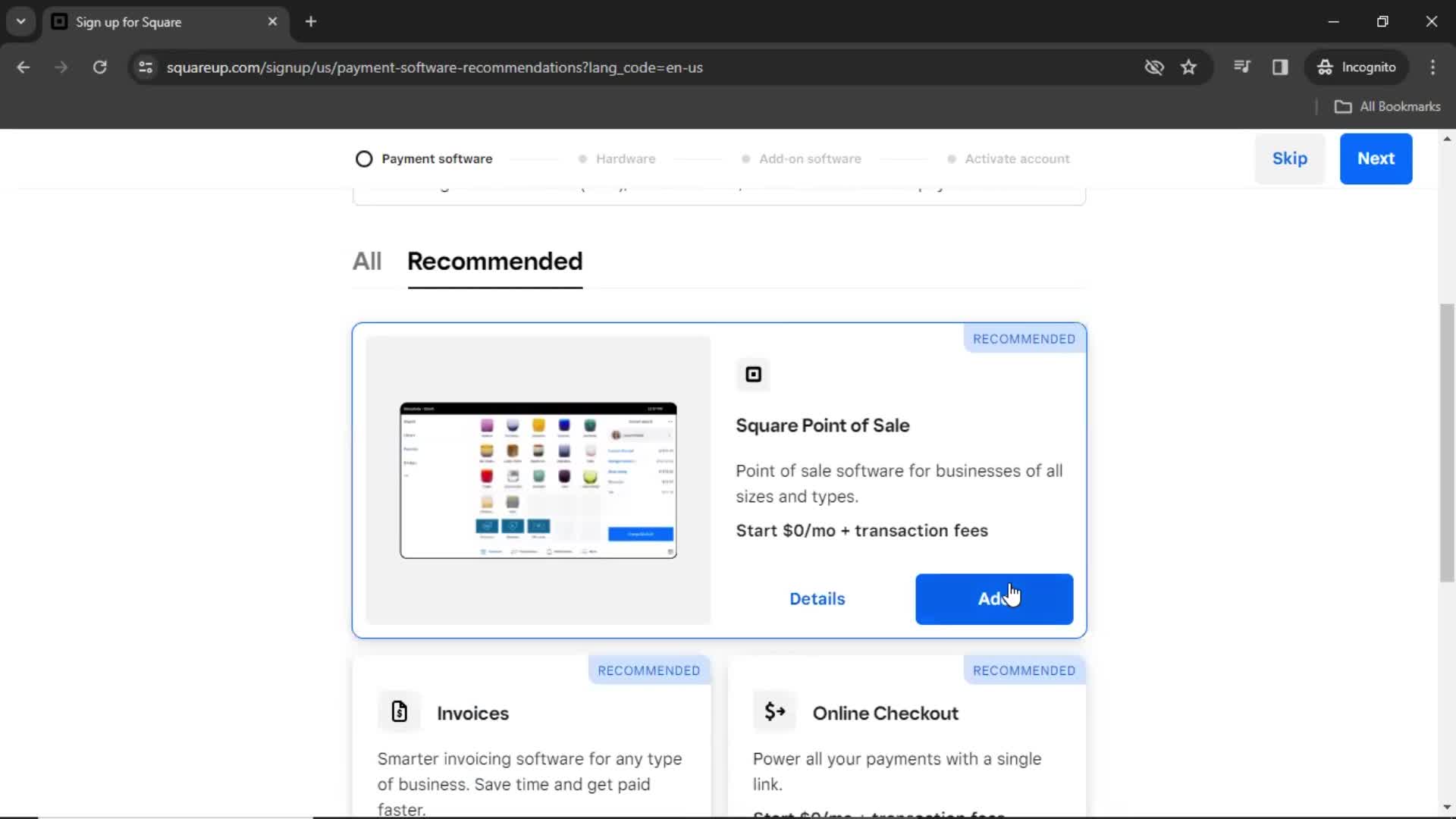 Onboarding screenshot