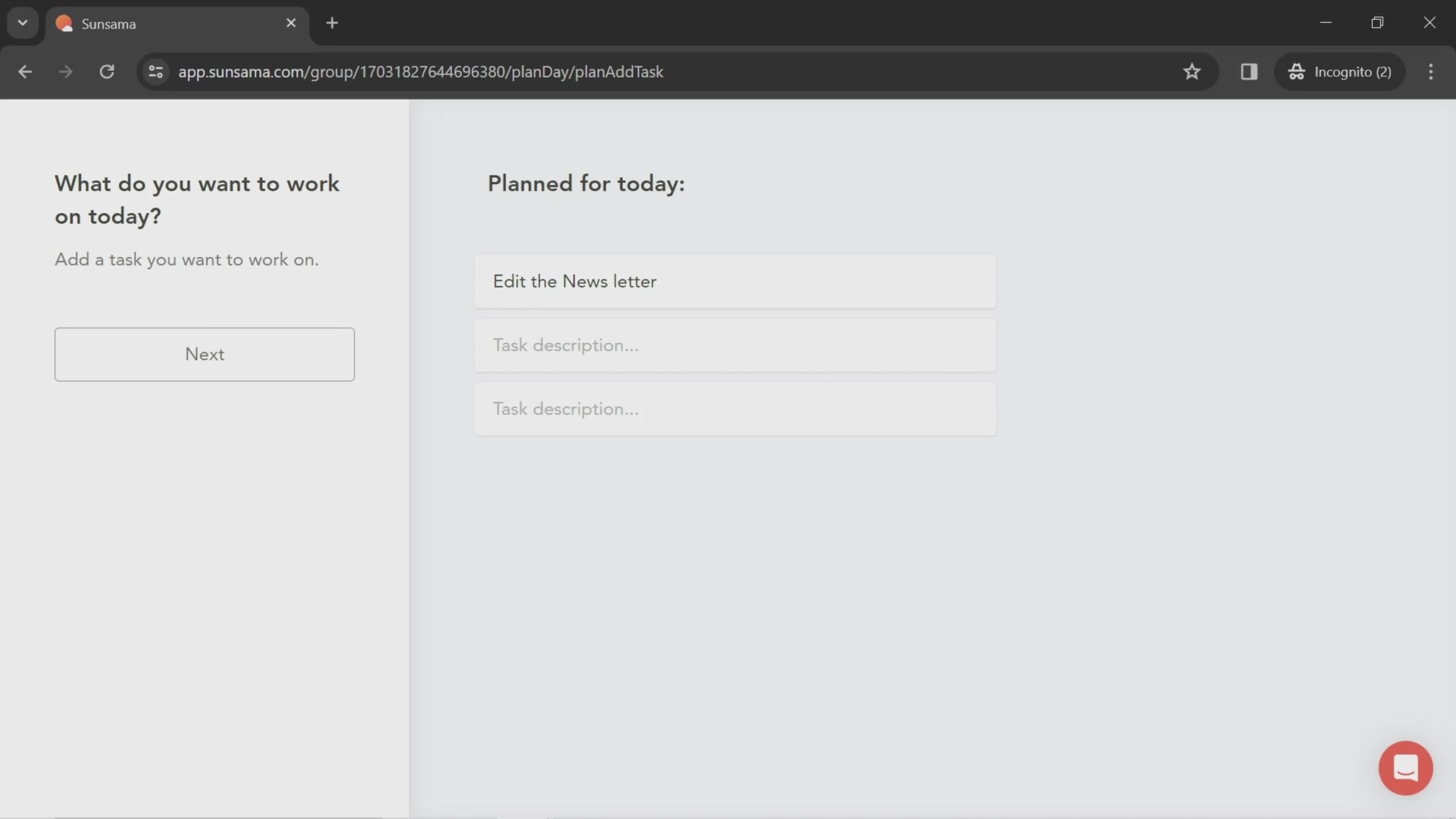 Onboarding screenshot