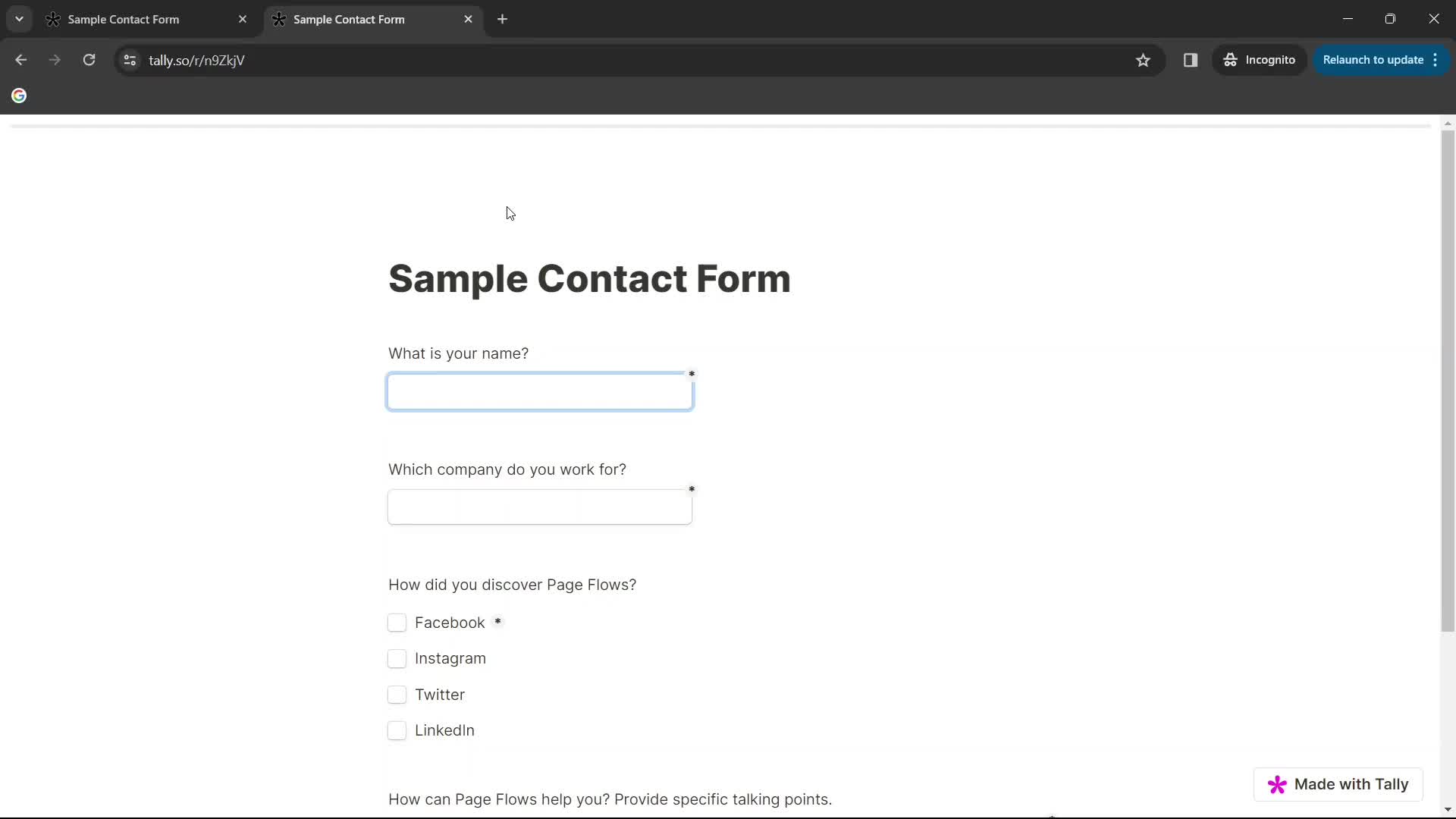 Onboarding screenshot