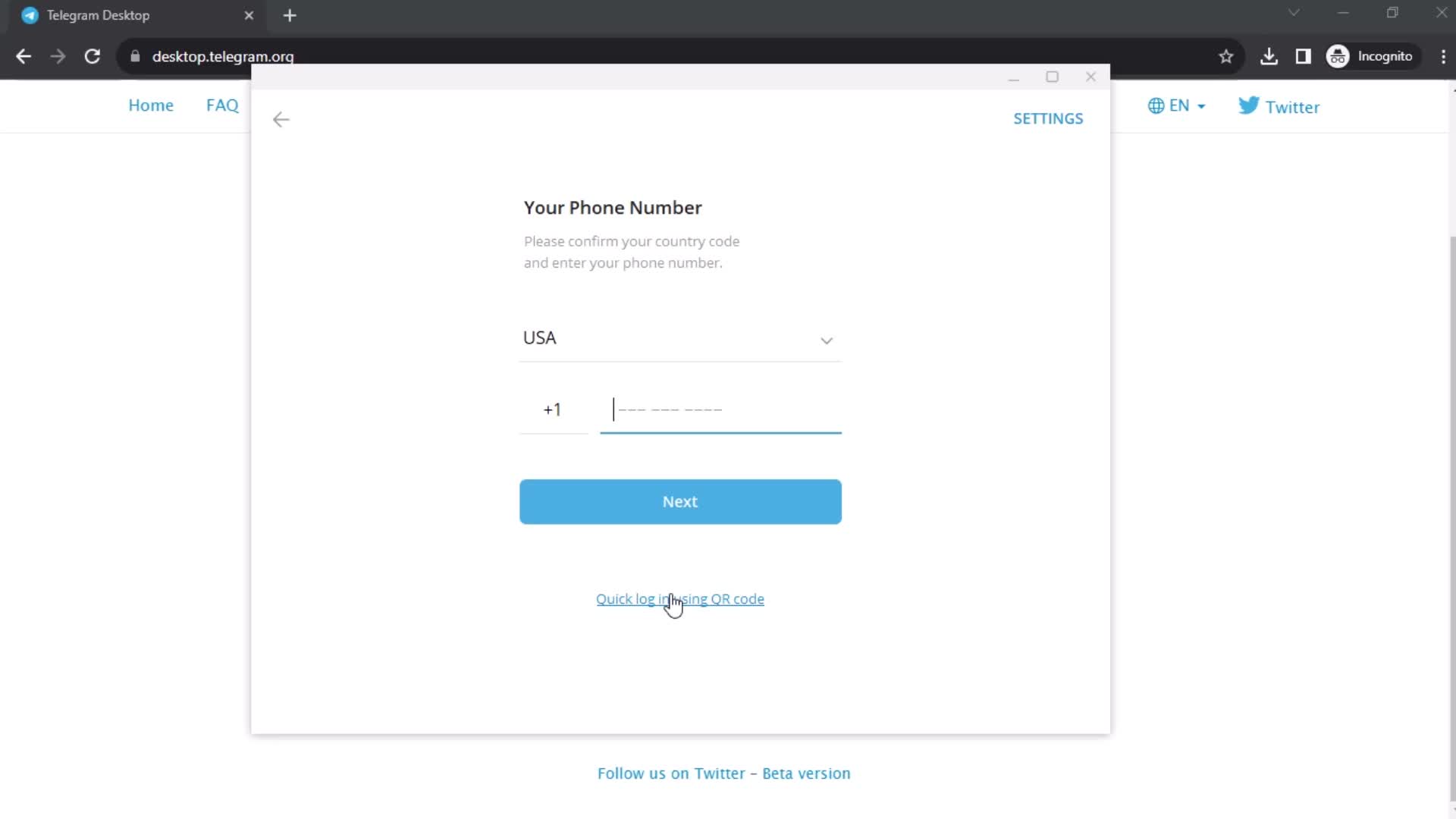 Onboarding screenshot