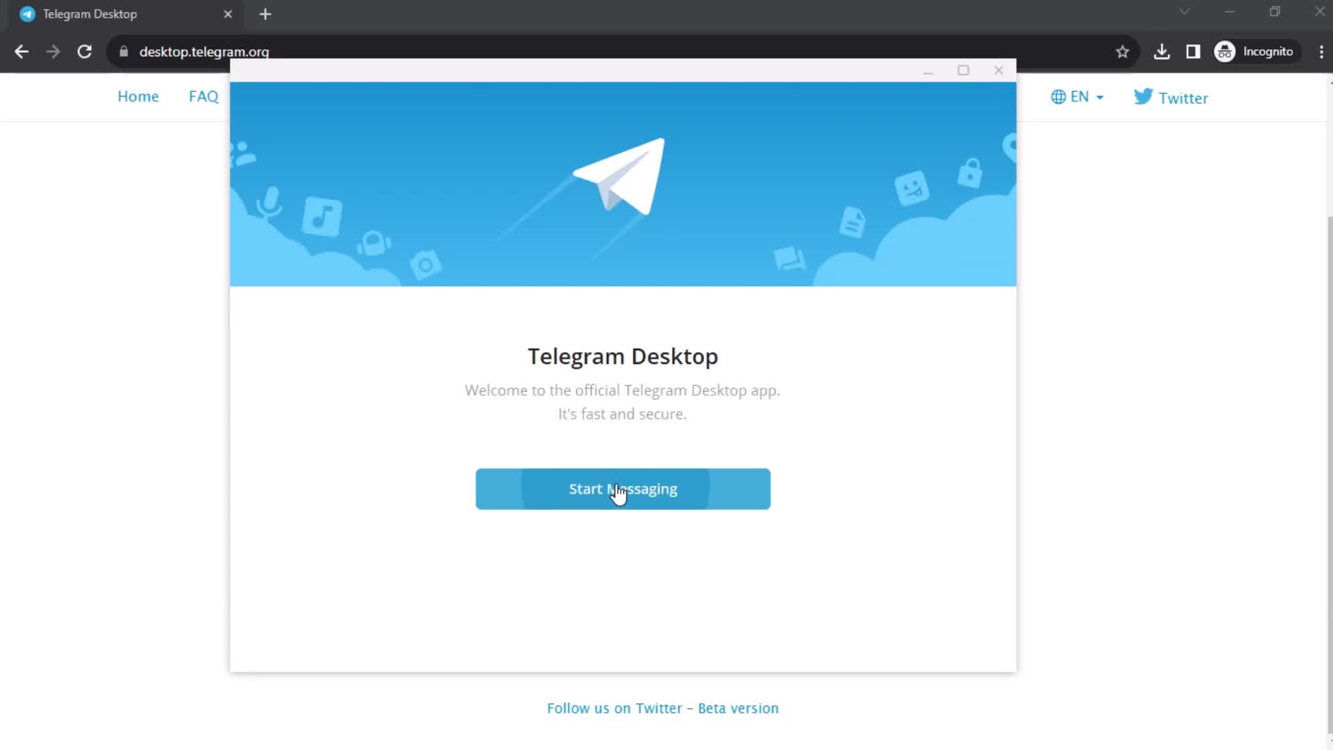 Onboarding screenshot