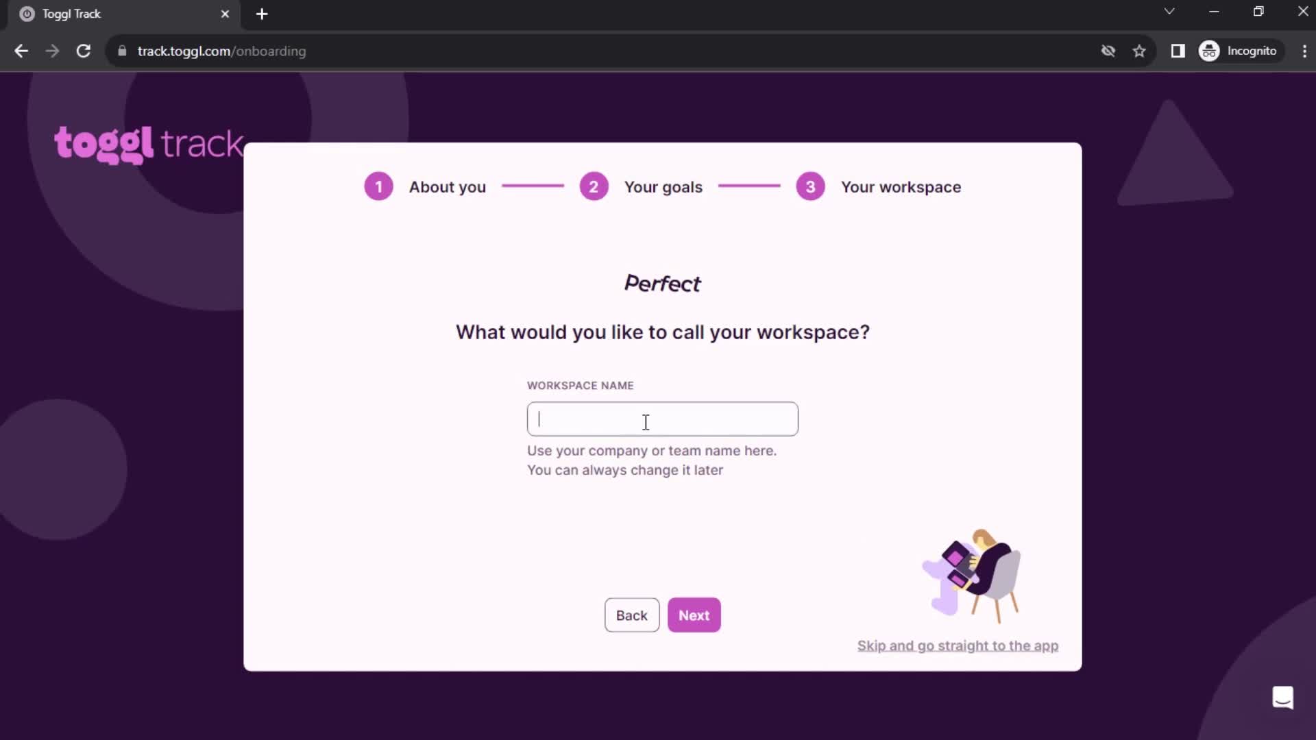 Onboarding screenshot