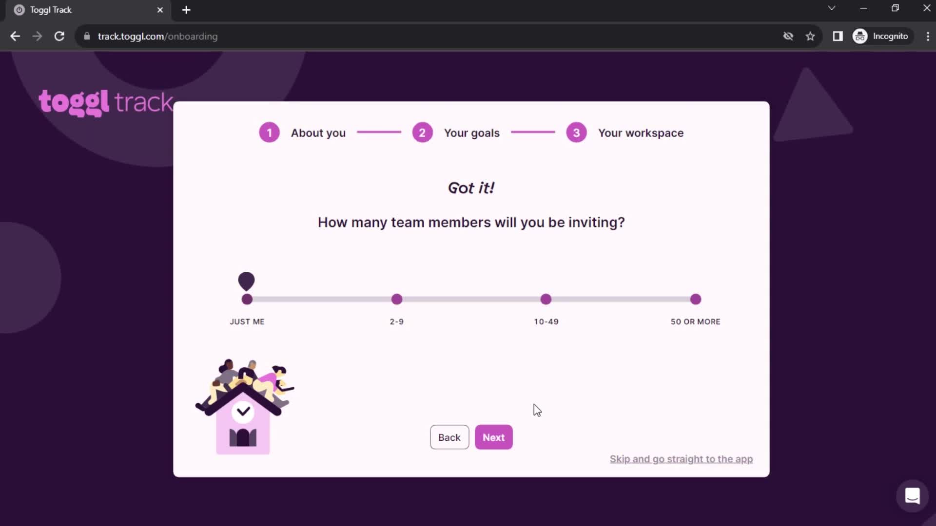 Onboarding screenshot