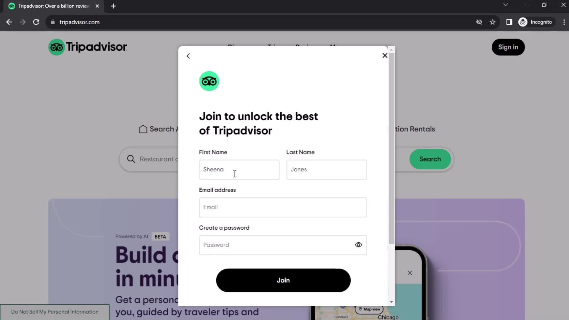 Onboarding screenshot