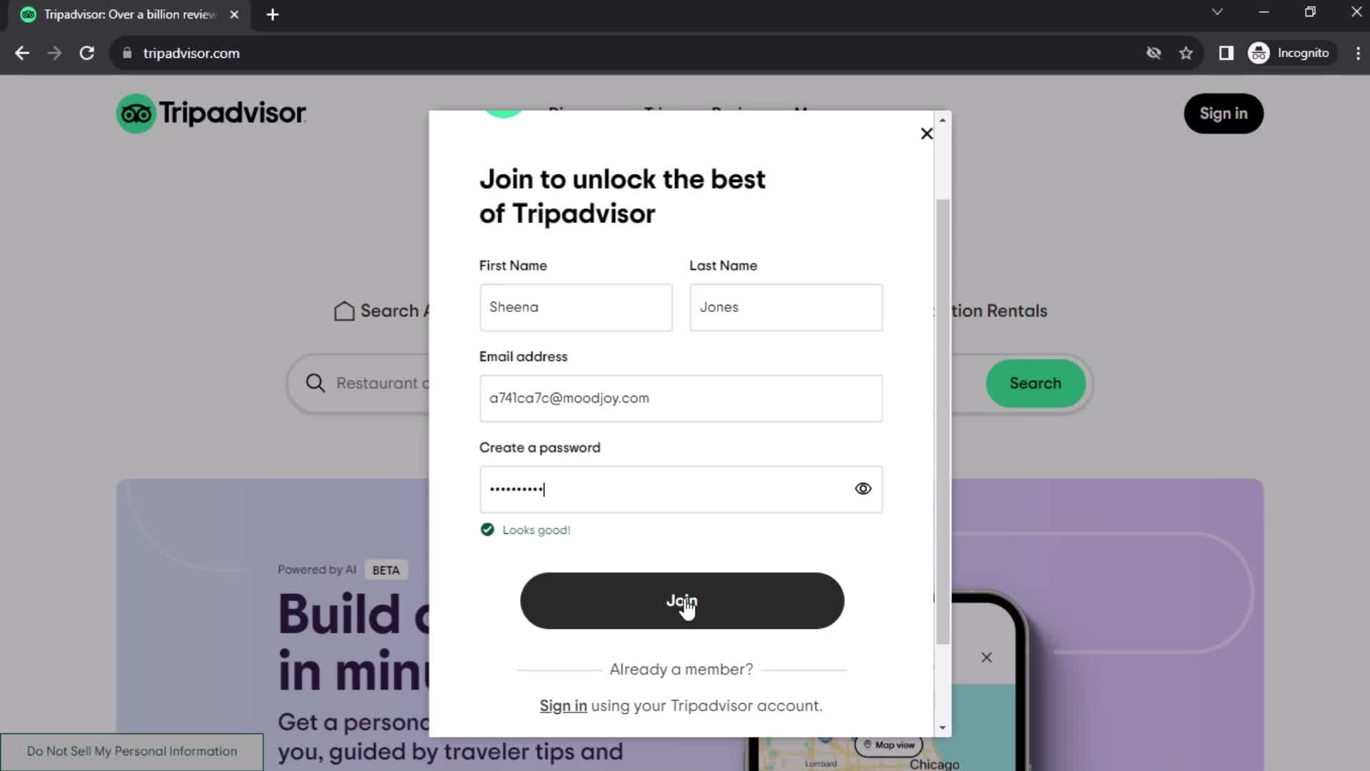 Onboarding screenshot