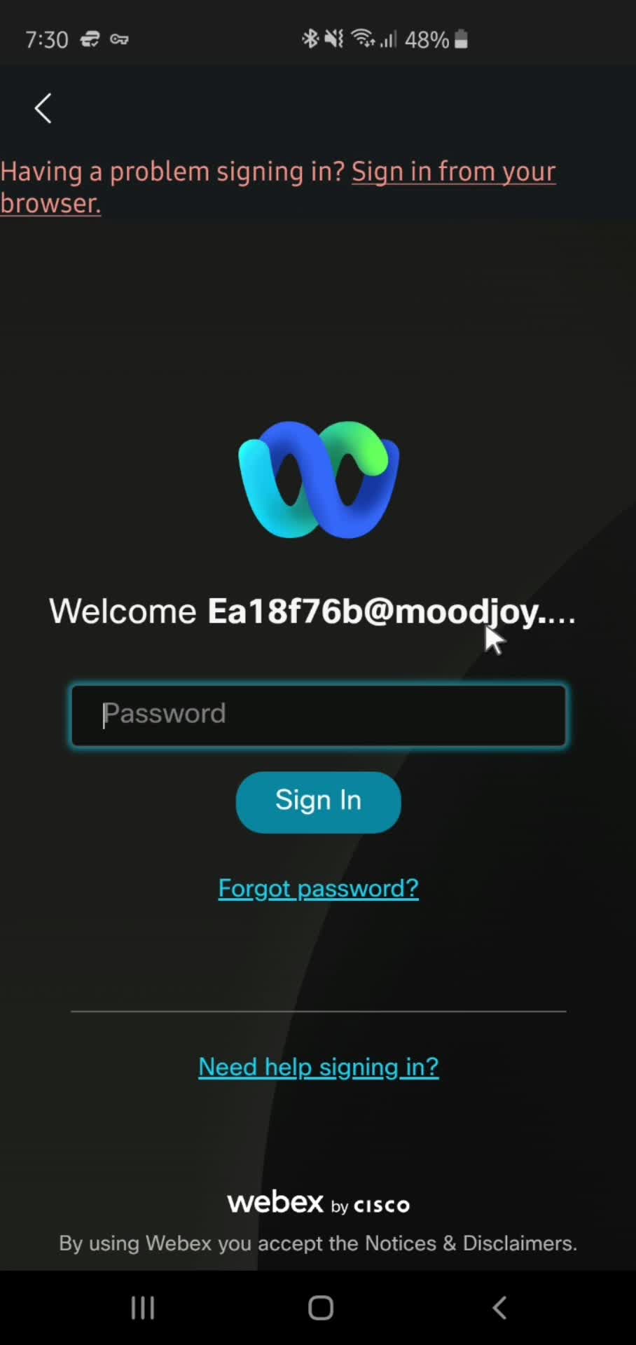 Onboarding screenshot