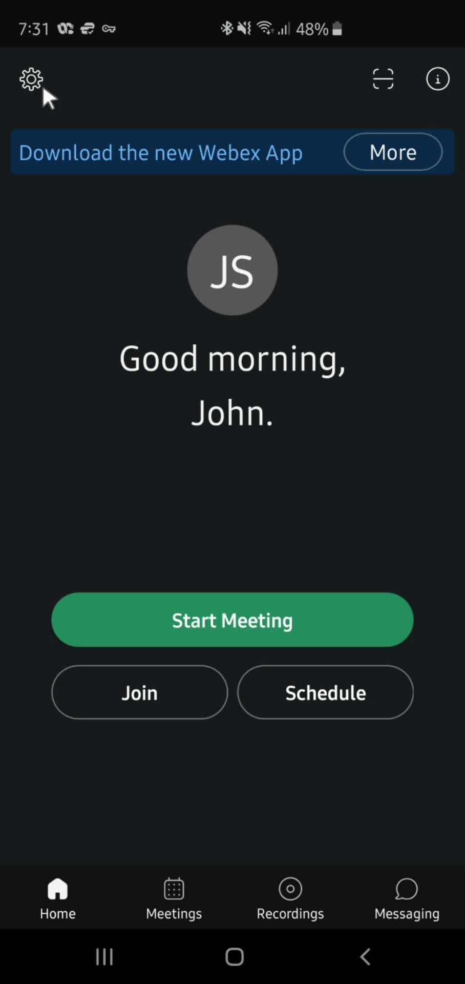 Onboarding screenshot