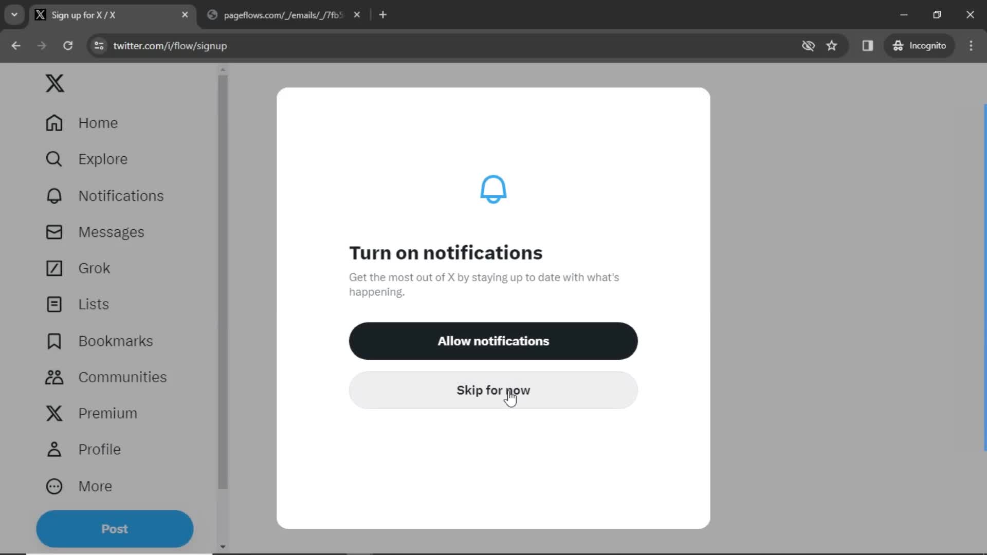 Onboarding screenshot