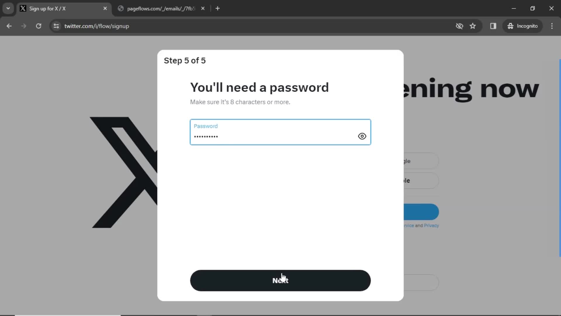 Onboarding screenshot