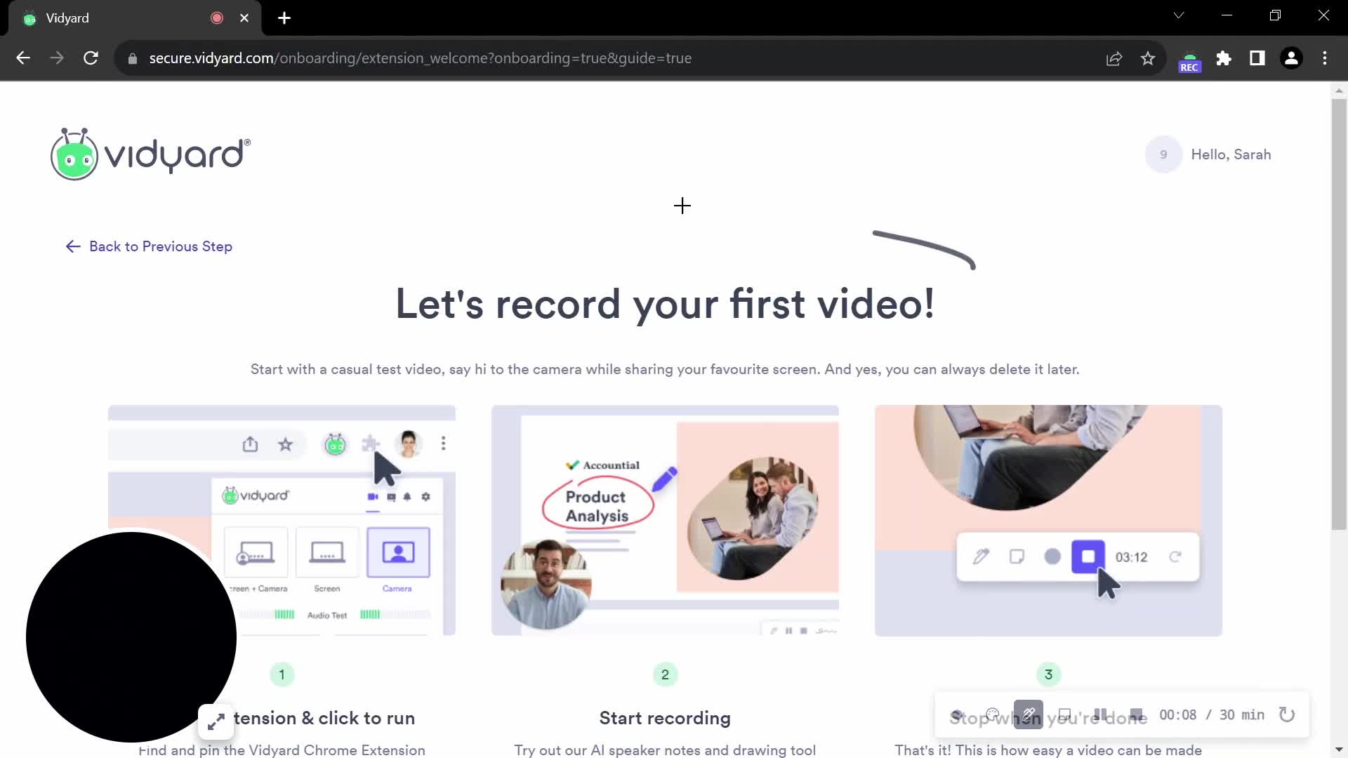 Onboarding on Vidyard video thumbnail