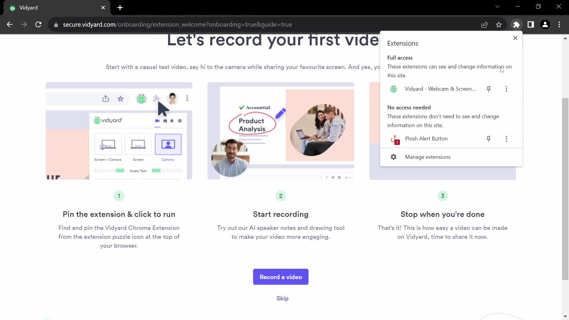 Onboarding on Vidyard video thumbnail