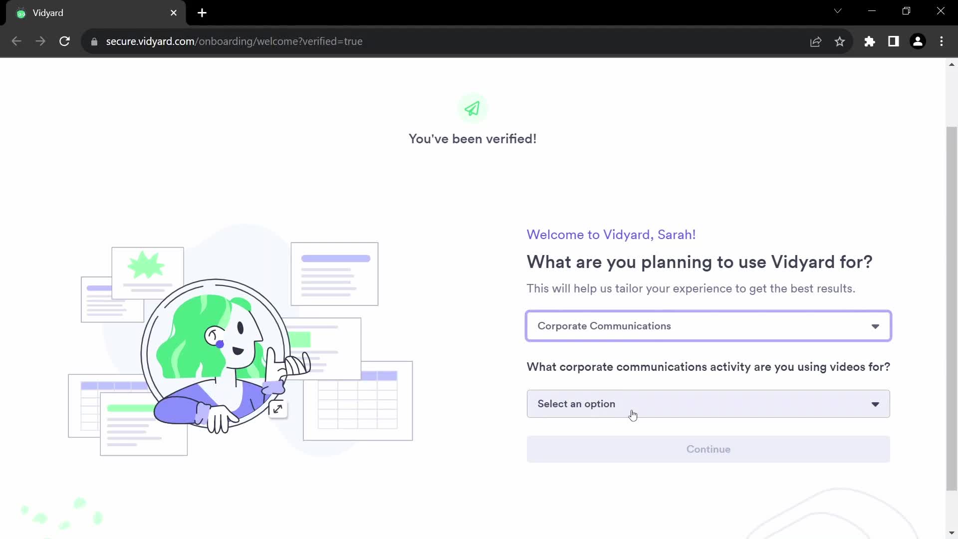 Onboarding screenshot