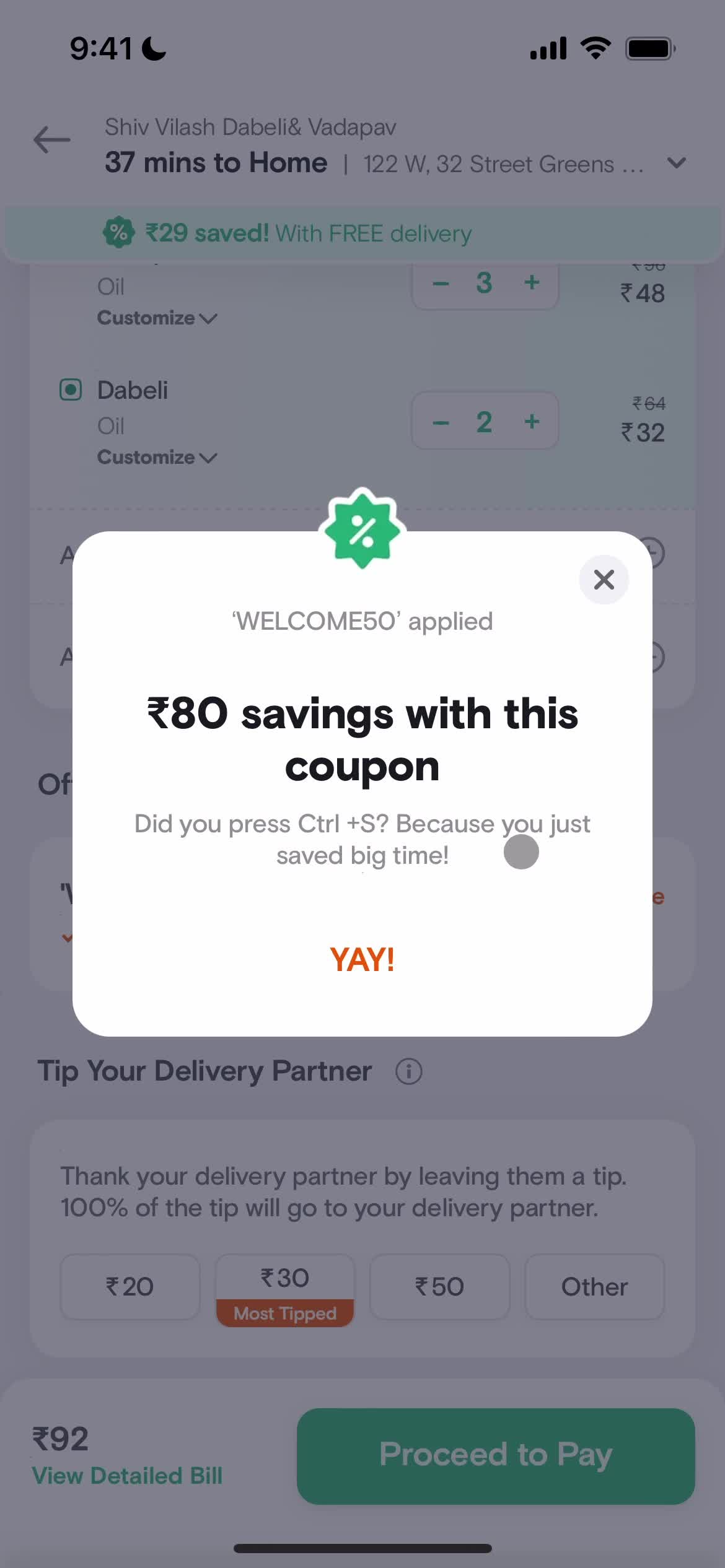 Ordering food on Swiggy video thumbnail