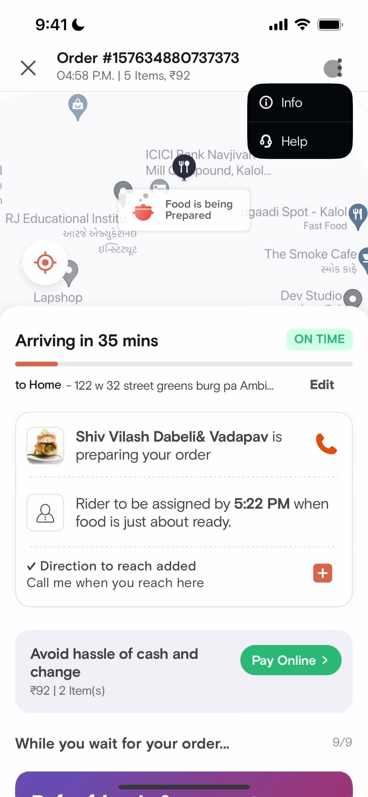 Ordering food on Swiggy video thumbnail