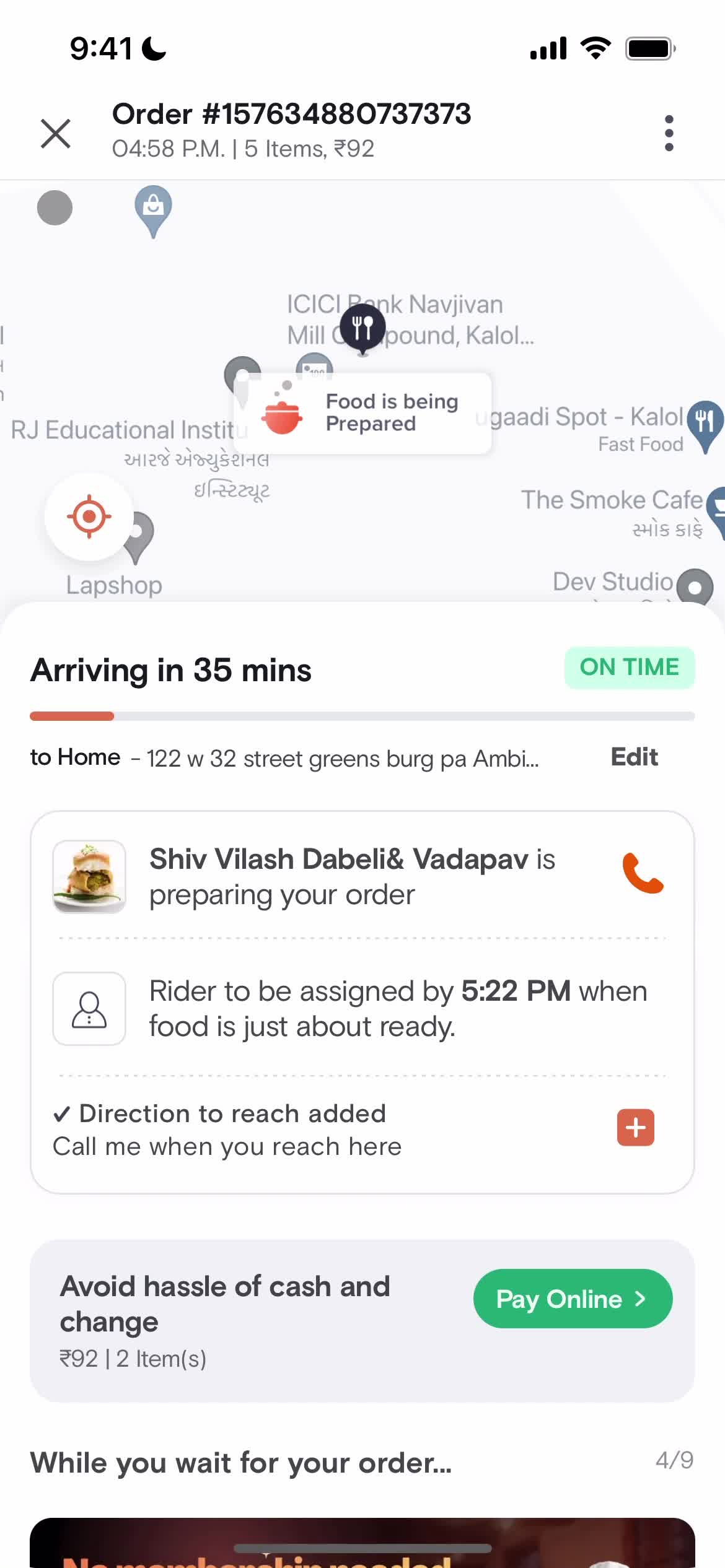 Ordering food on Swiggy video thumbnail