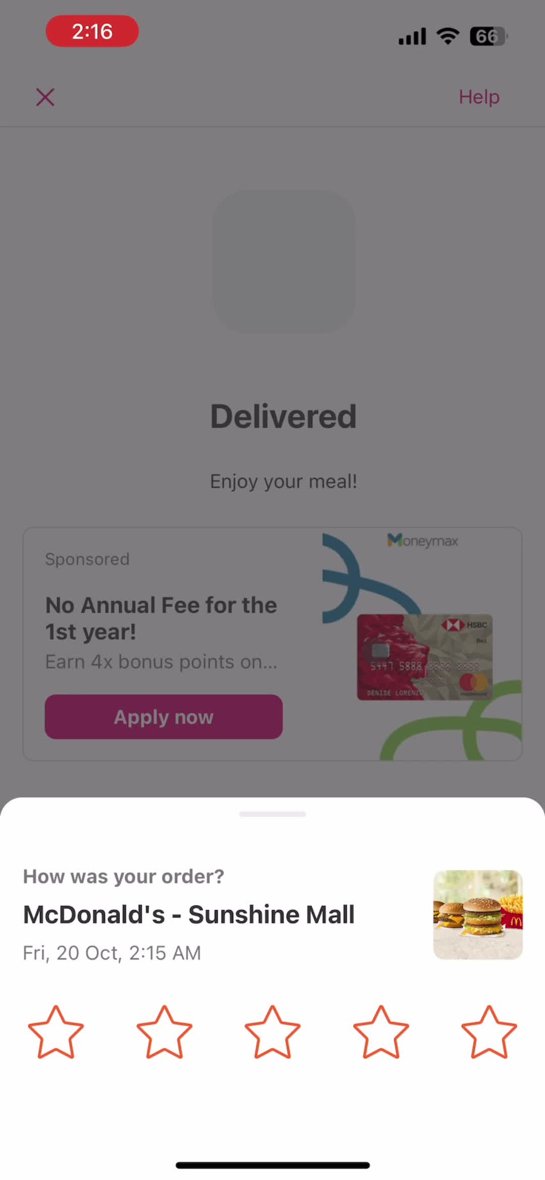 Ordering food on foodpanda video thumbnail