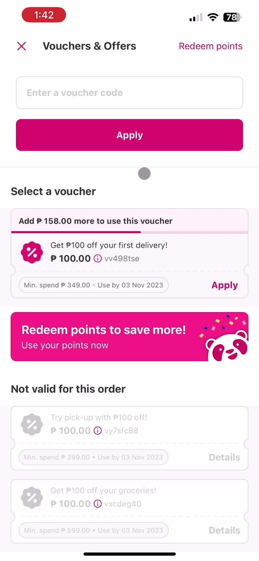 Ordering food on foodpanda video thumbnail