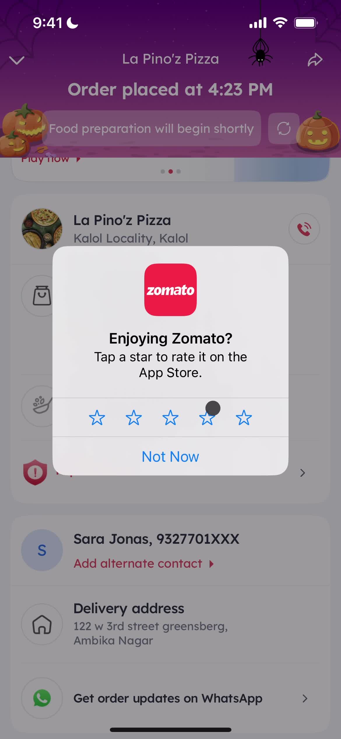 Ordering food on Zomato video thumbnail