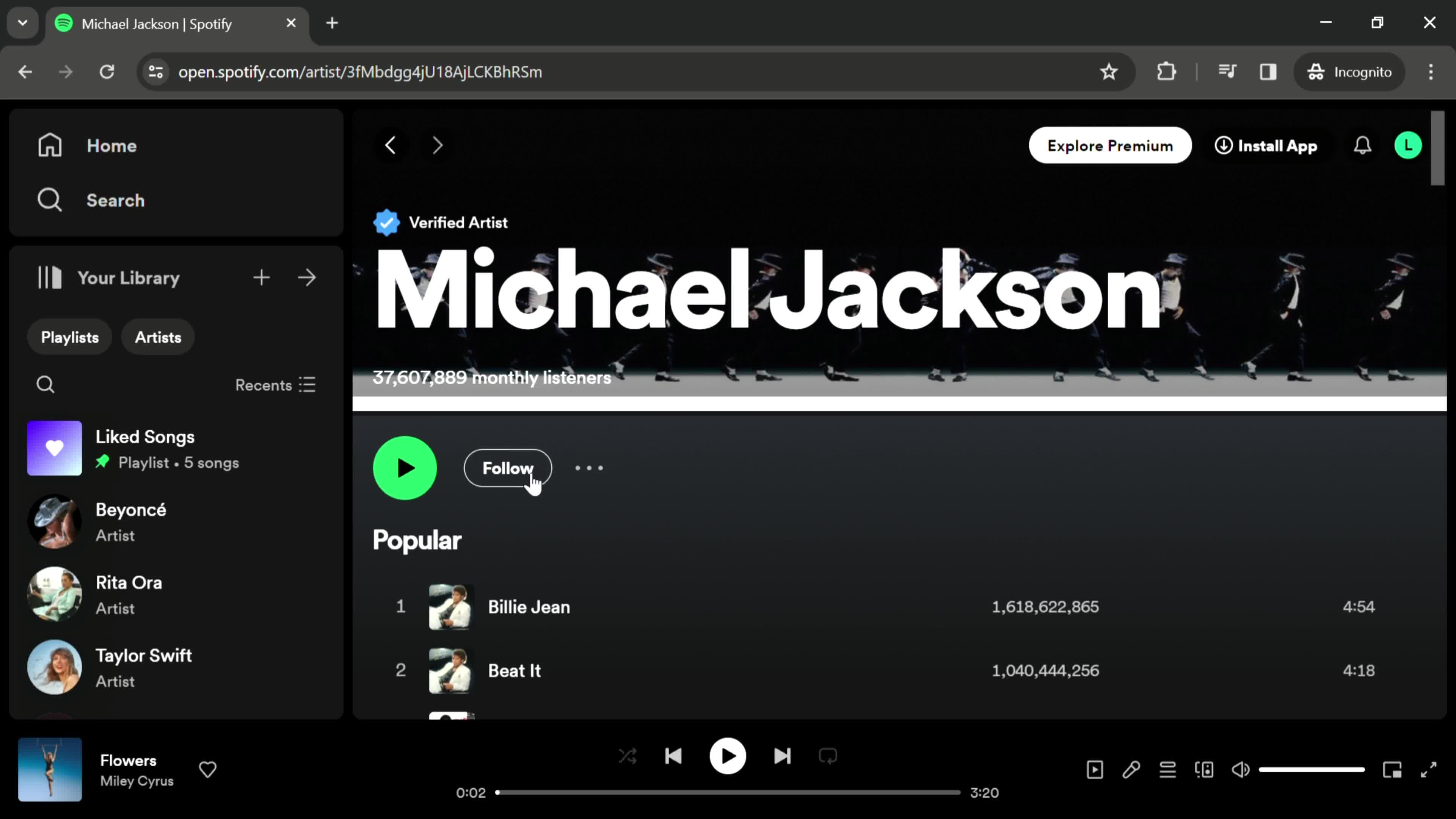 Pinning artist on Spotify video thumbnail