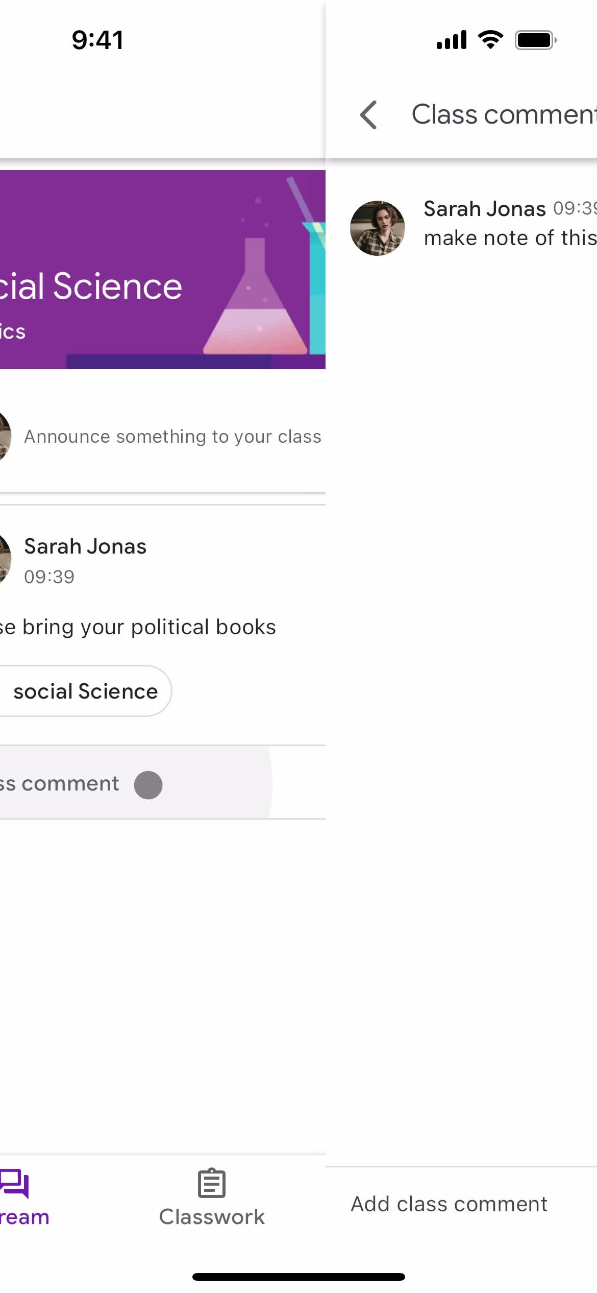 Posting an announcement on Google Classroom video thumbnail