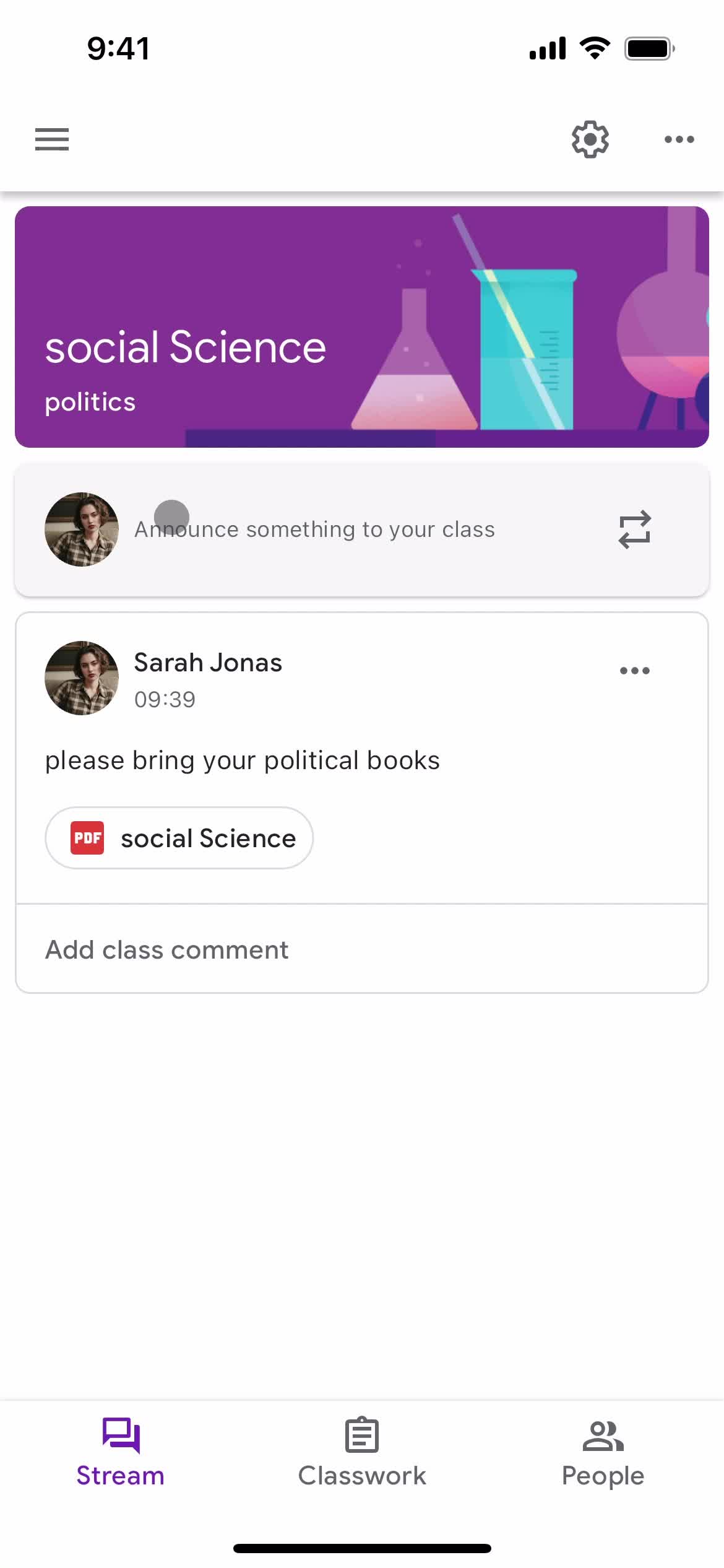 Posting an announcement on Google Classroom video thumbnail