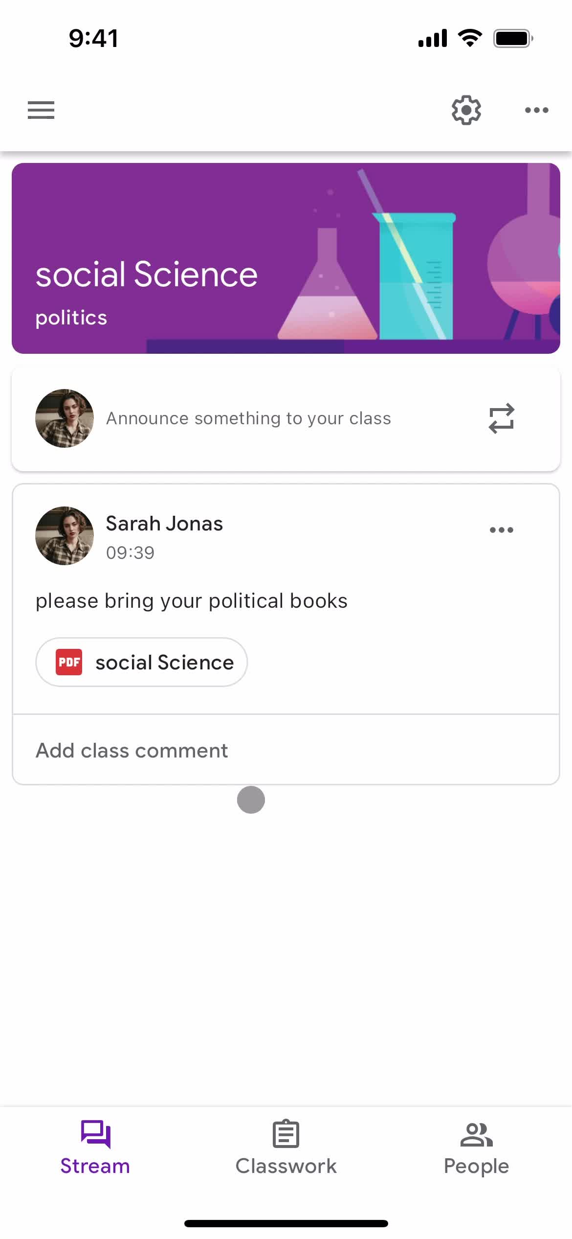 Posting an announcement on Google Classroom video thumbnail