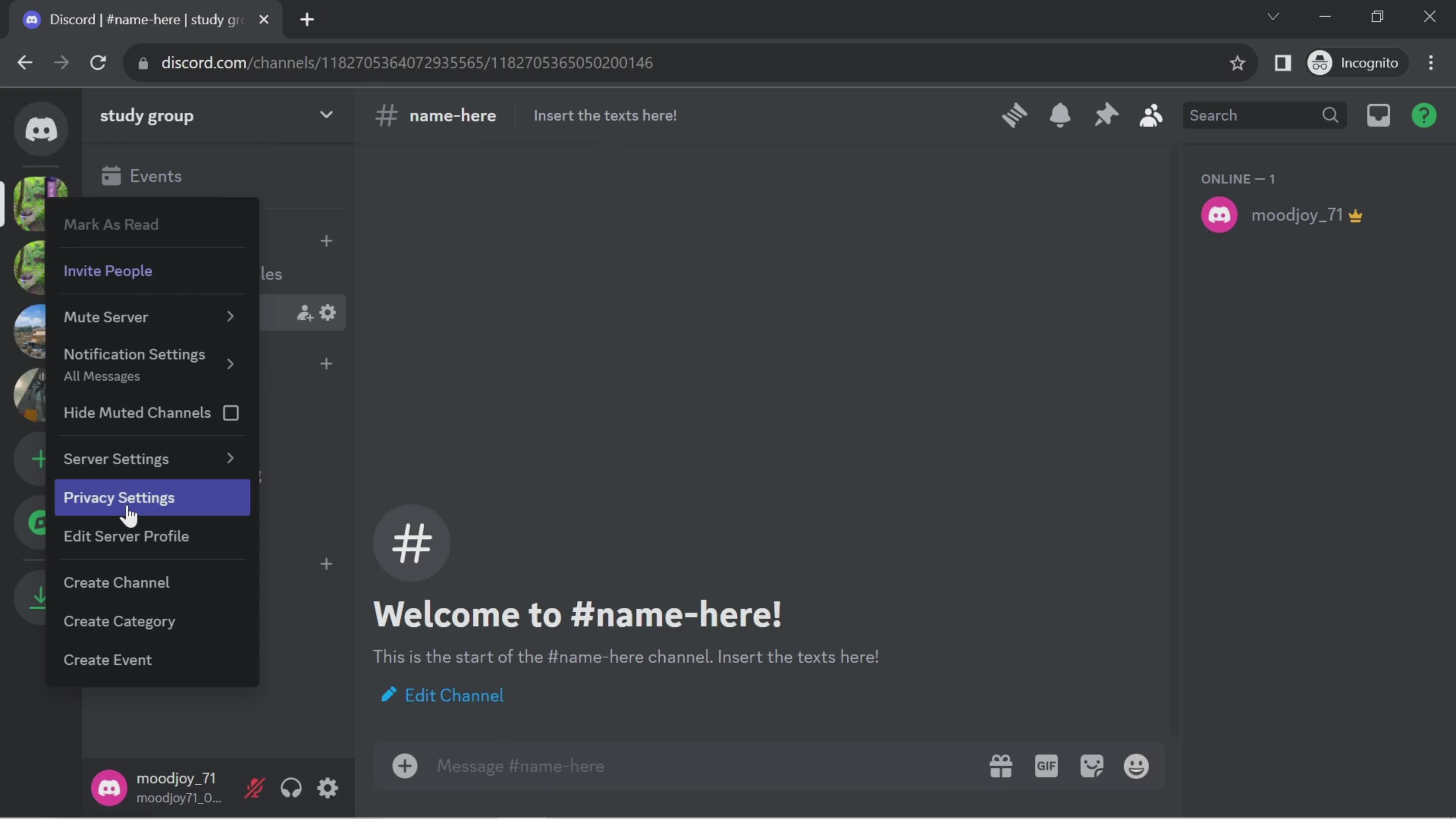 Privacy settings on Discord video thumbnail