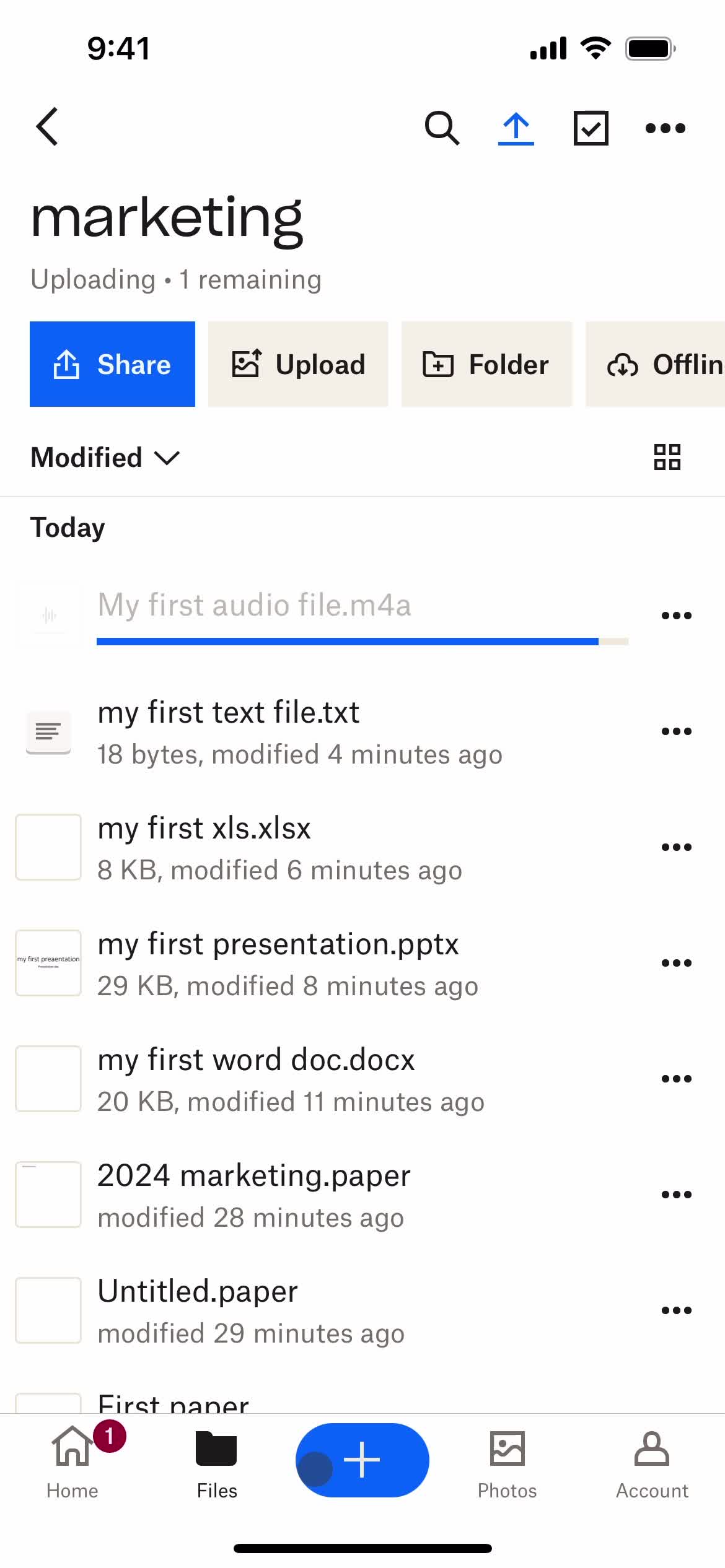 Recording audio screenshot