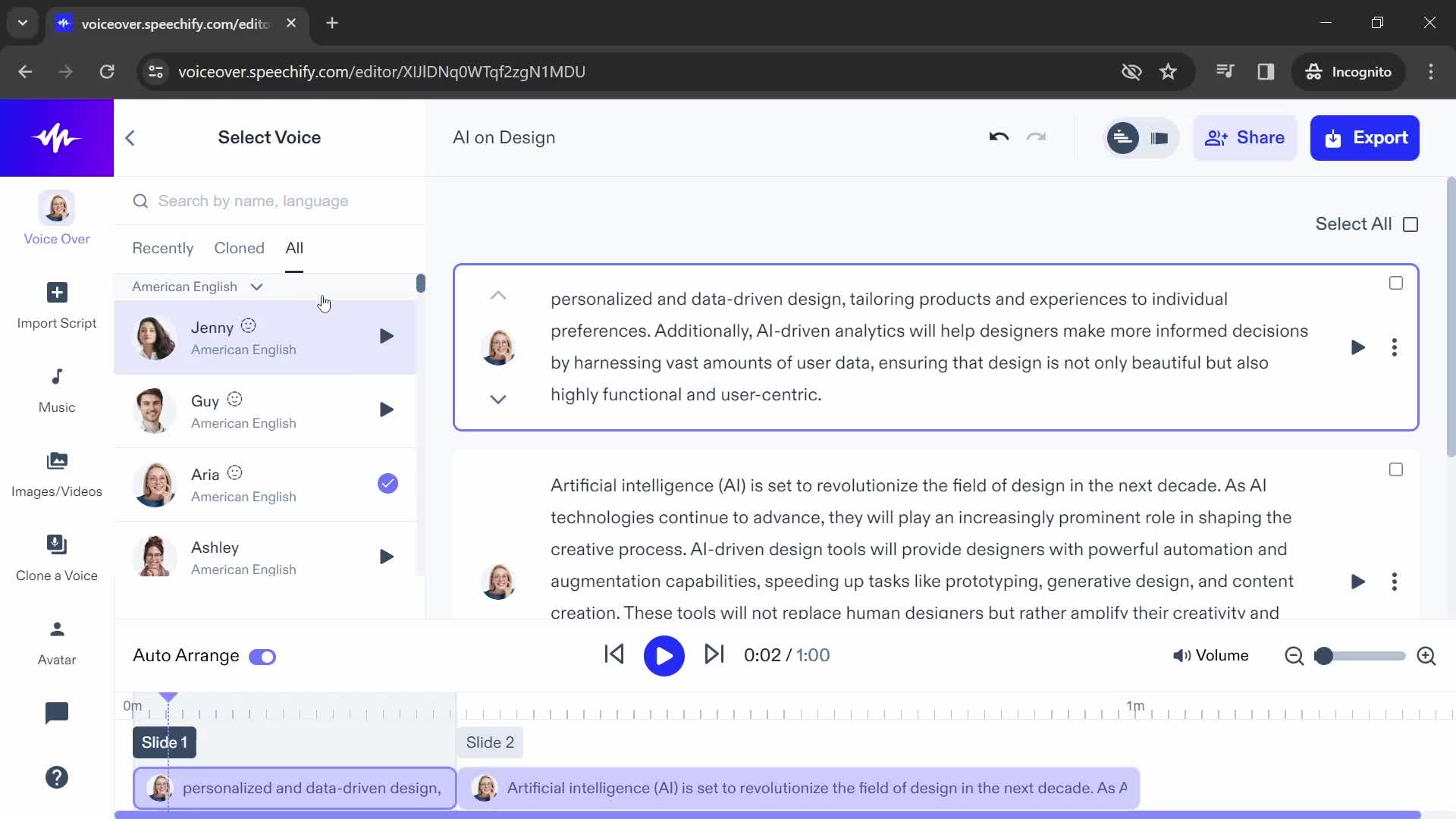 Recording audio on Speechify video thumbnail