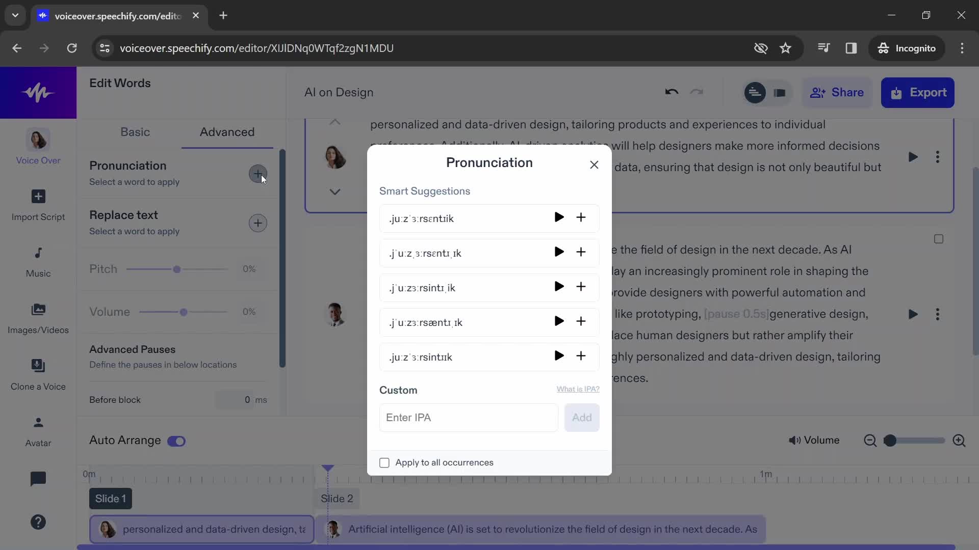 Recording audio on Speechify video thumbnail