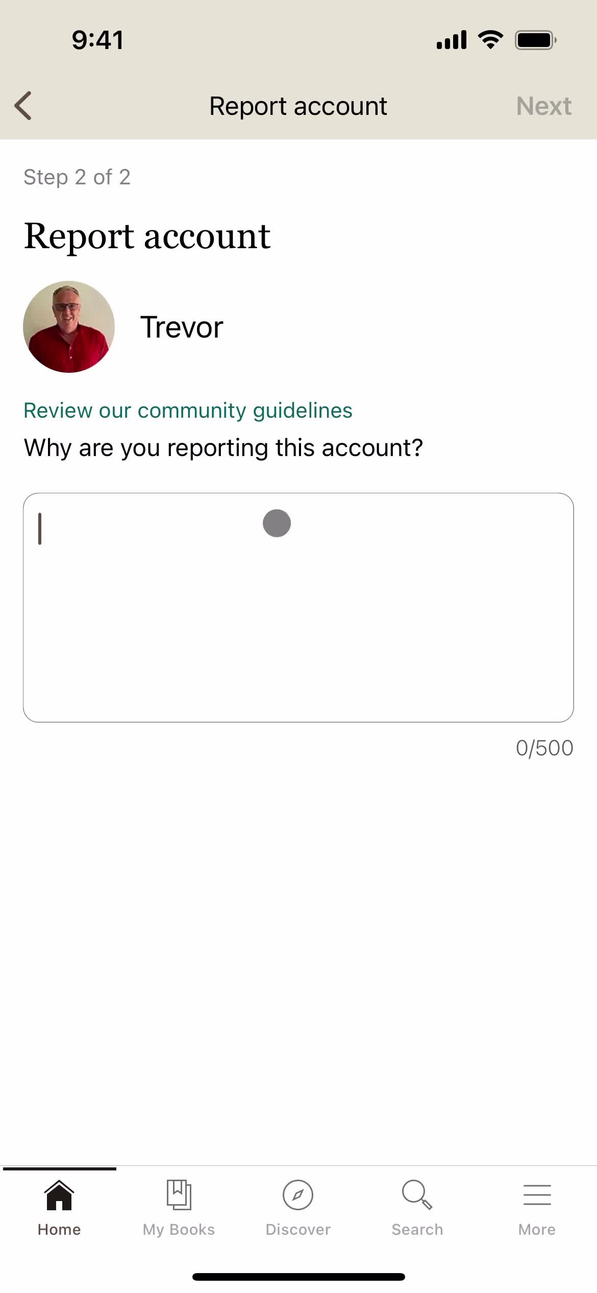 Reporting a user on Goodreads video thumbnail