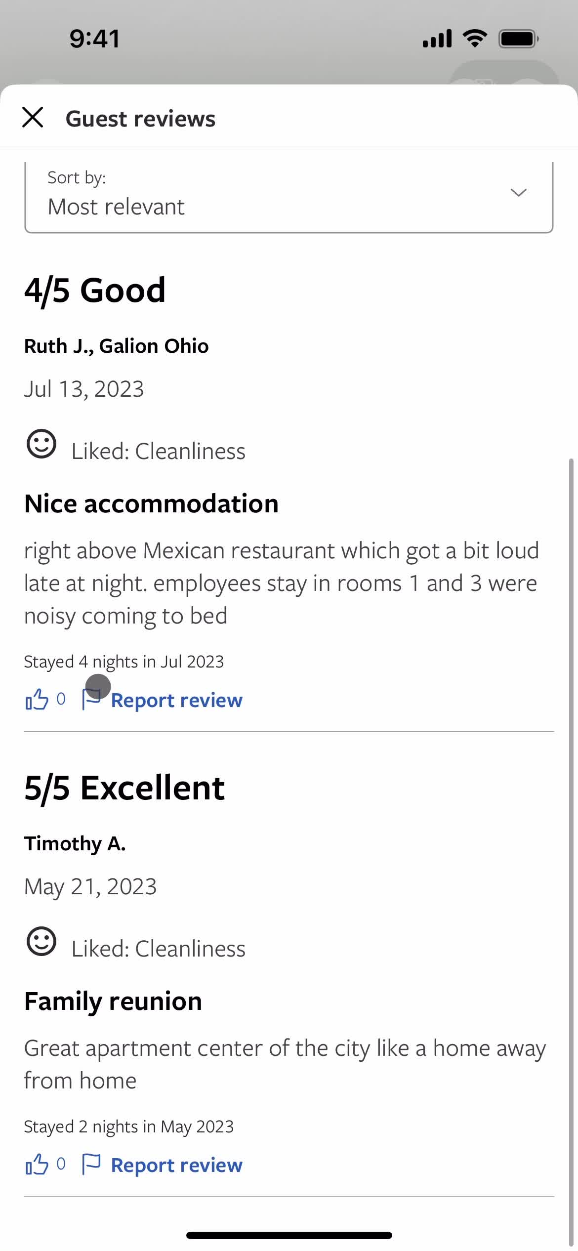 Reporting a review on Vrbo video thumbnail