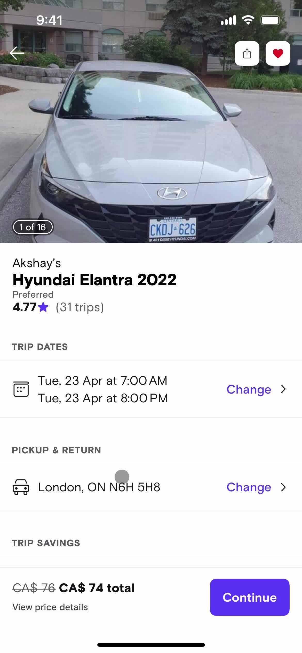 Reporting a listing on Turo video thumbnail