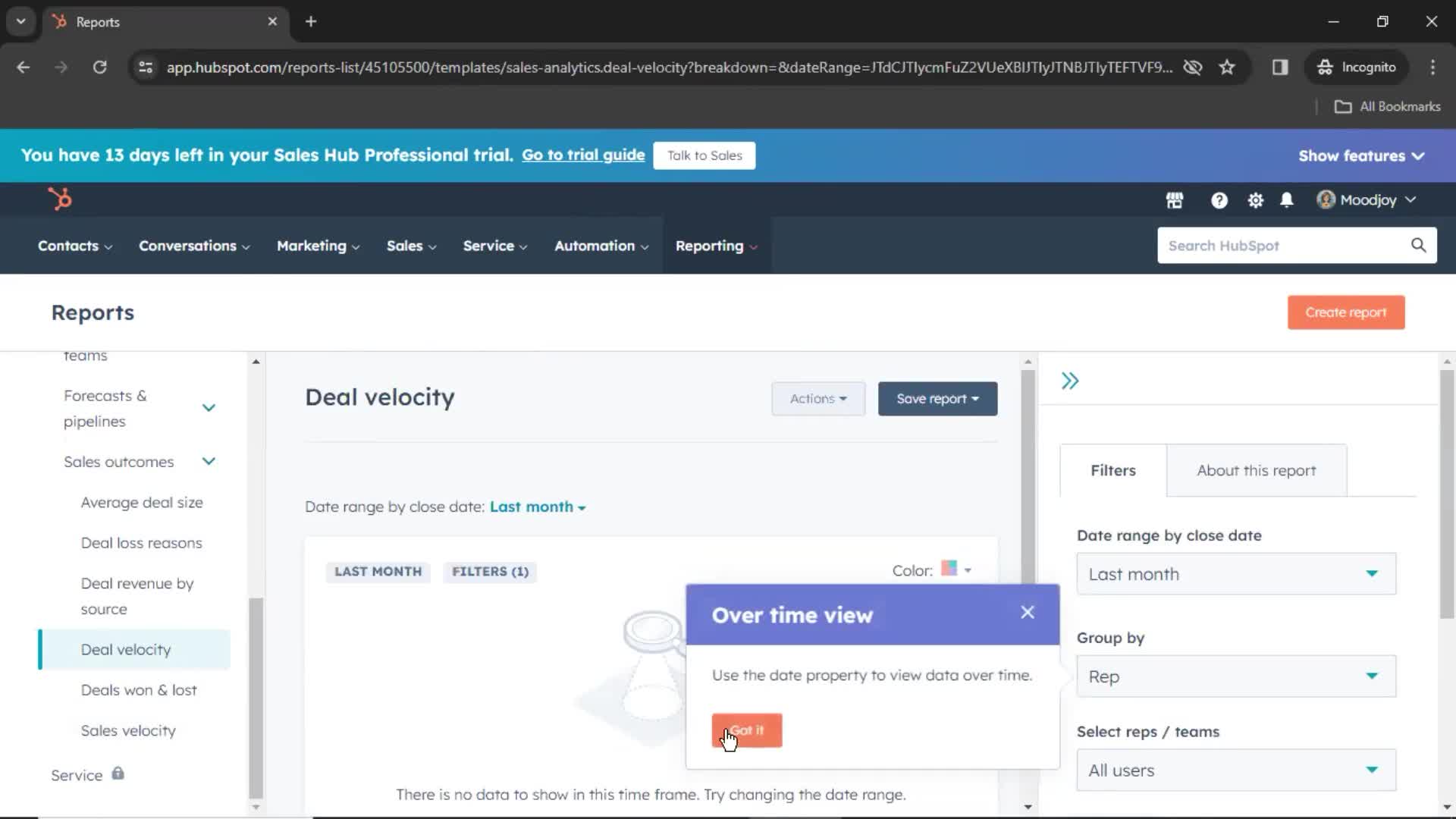 Reports on HubSpot CRM video thumbnail