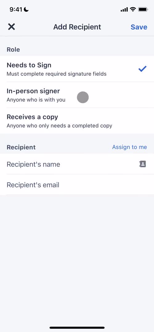 Requesting a signature on DocuSign video thumbnail