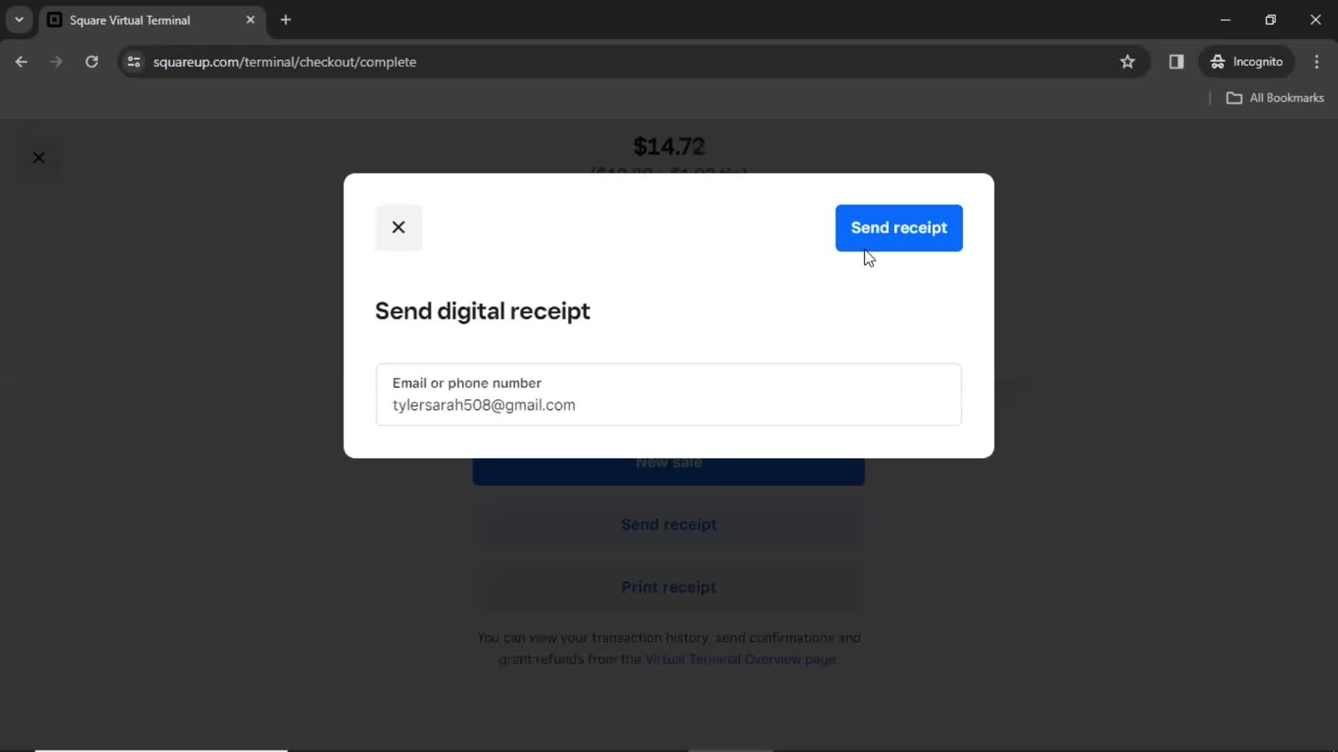 Requesting payment on Square video thumbnail