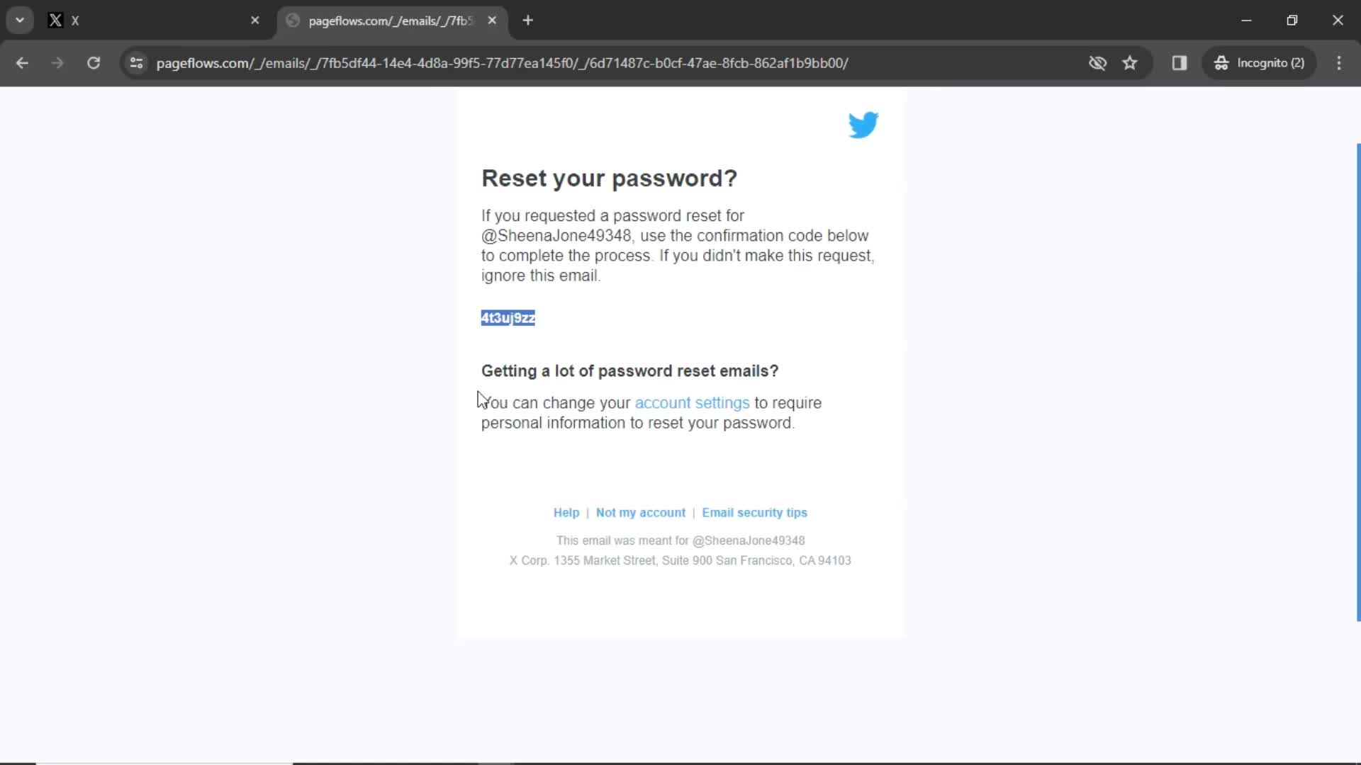 Password reset on Twitter video thumbnail