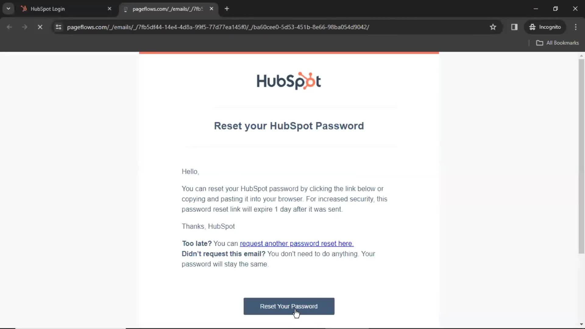 Resetting password on HubSpot CRM video thumbnail