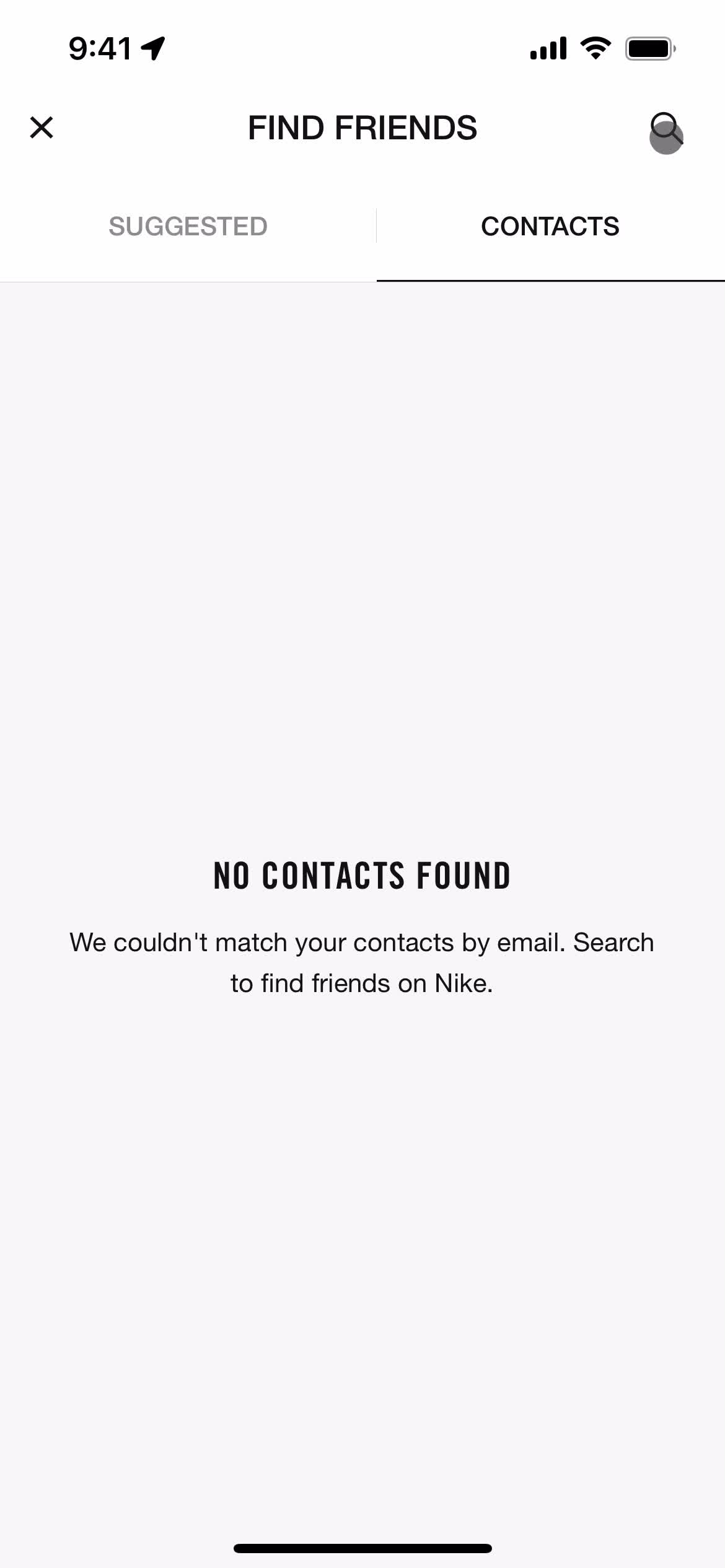 Searching on Nike Run Club video thumbnail