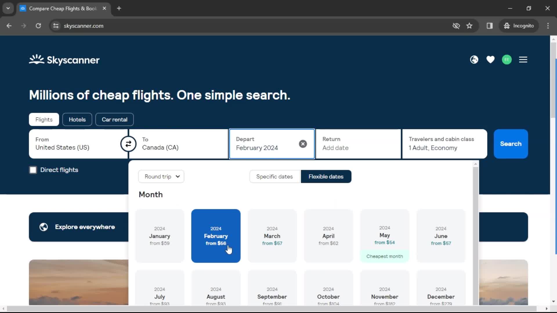 Searching on Skyscanner video thumbnail