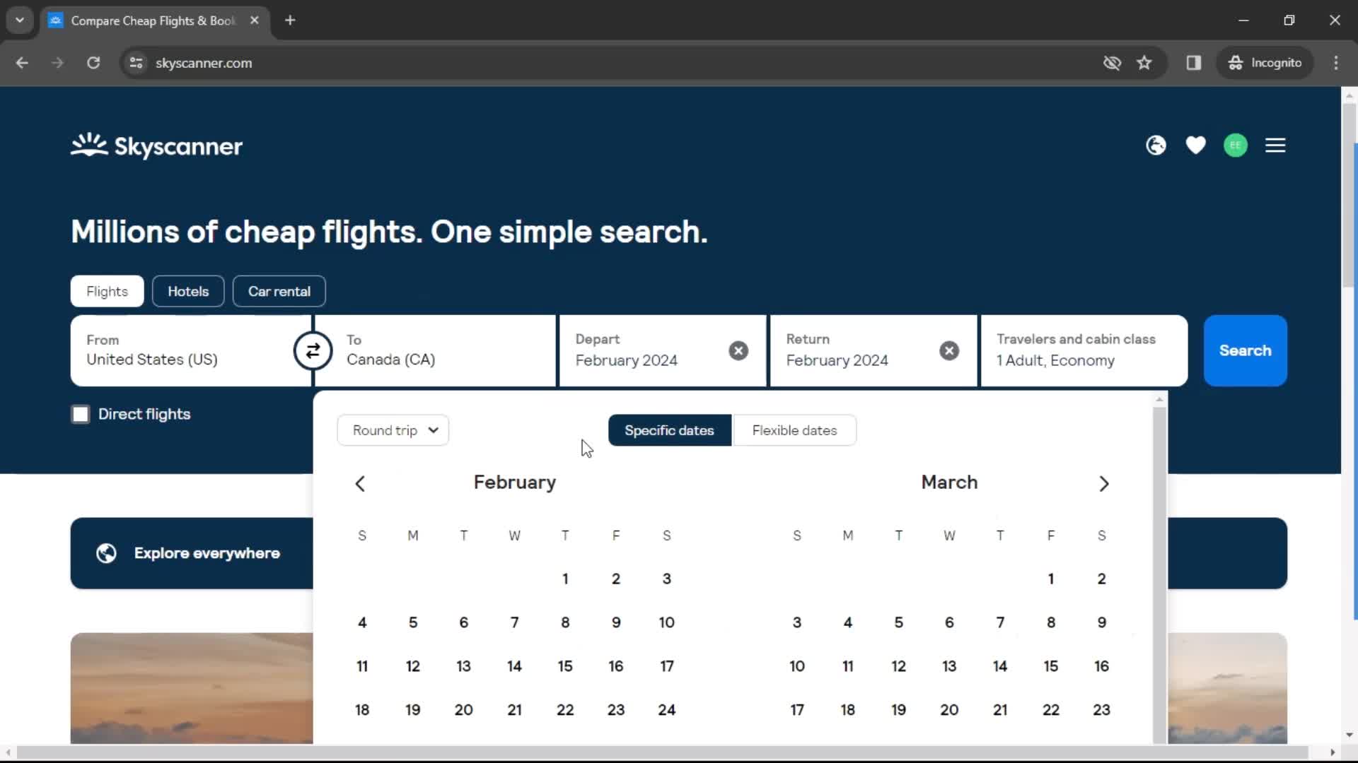 Searching on Skyscanner video thumbnail