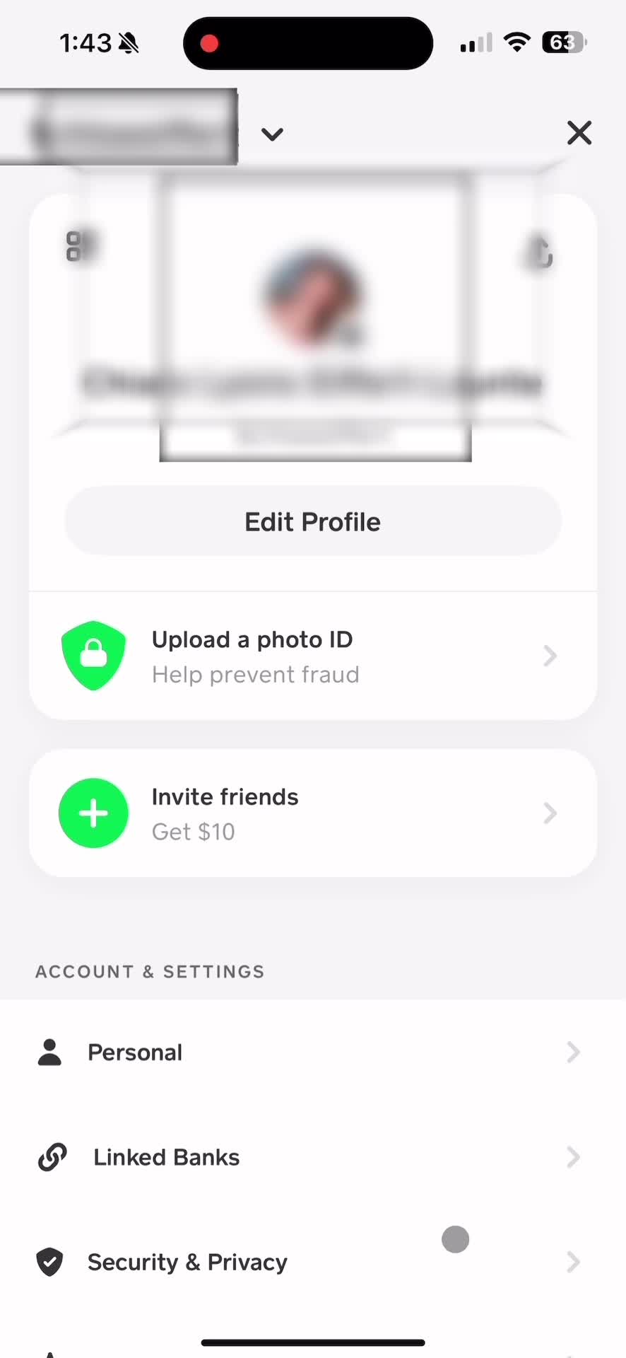 Privacy settings on Cash App video thumbnail